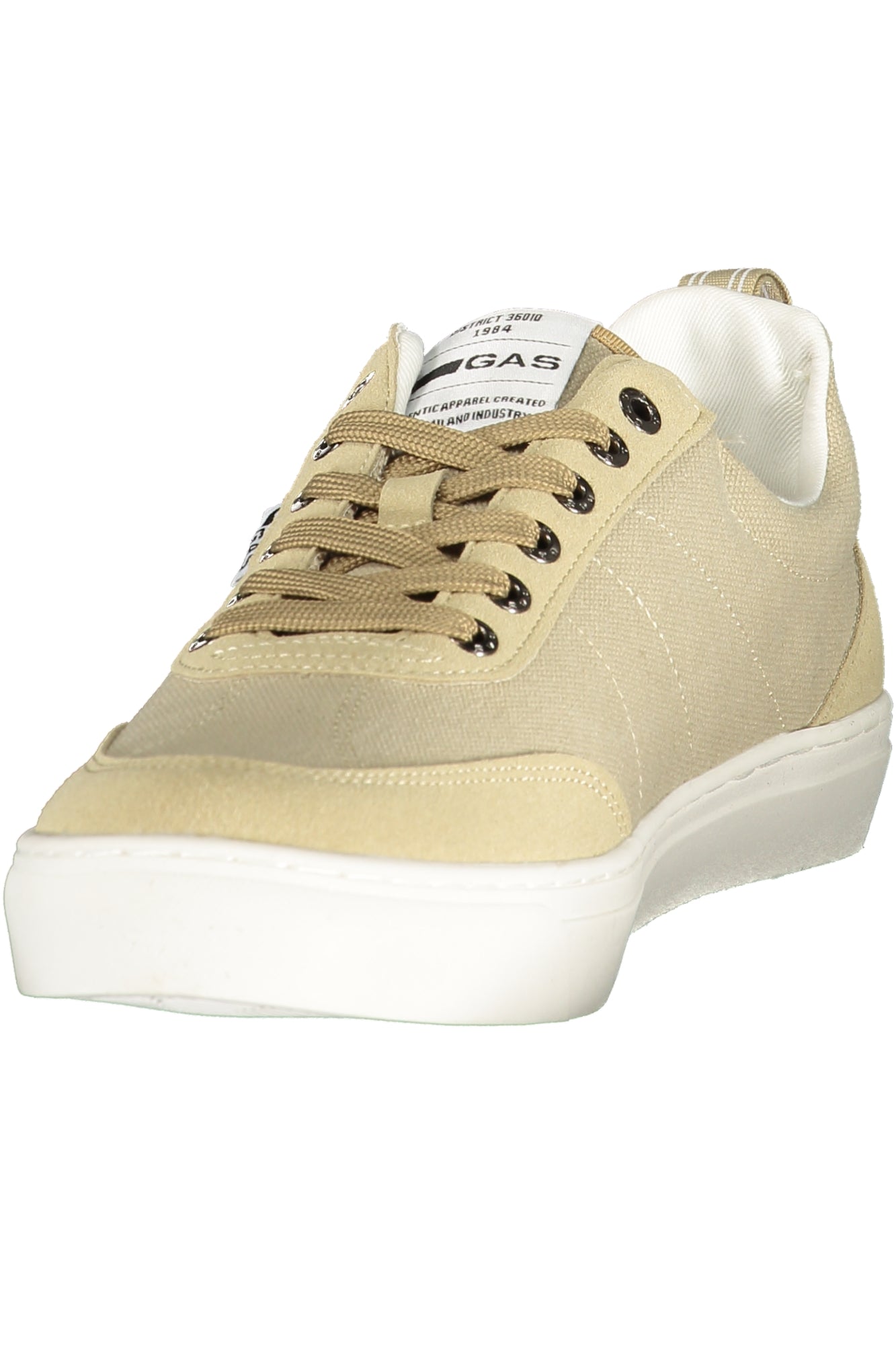 GAS Herren Sneaker – Sportschuh mit Schnürsenkeln, sportlich Beige