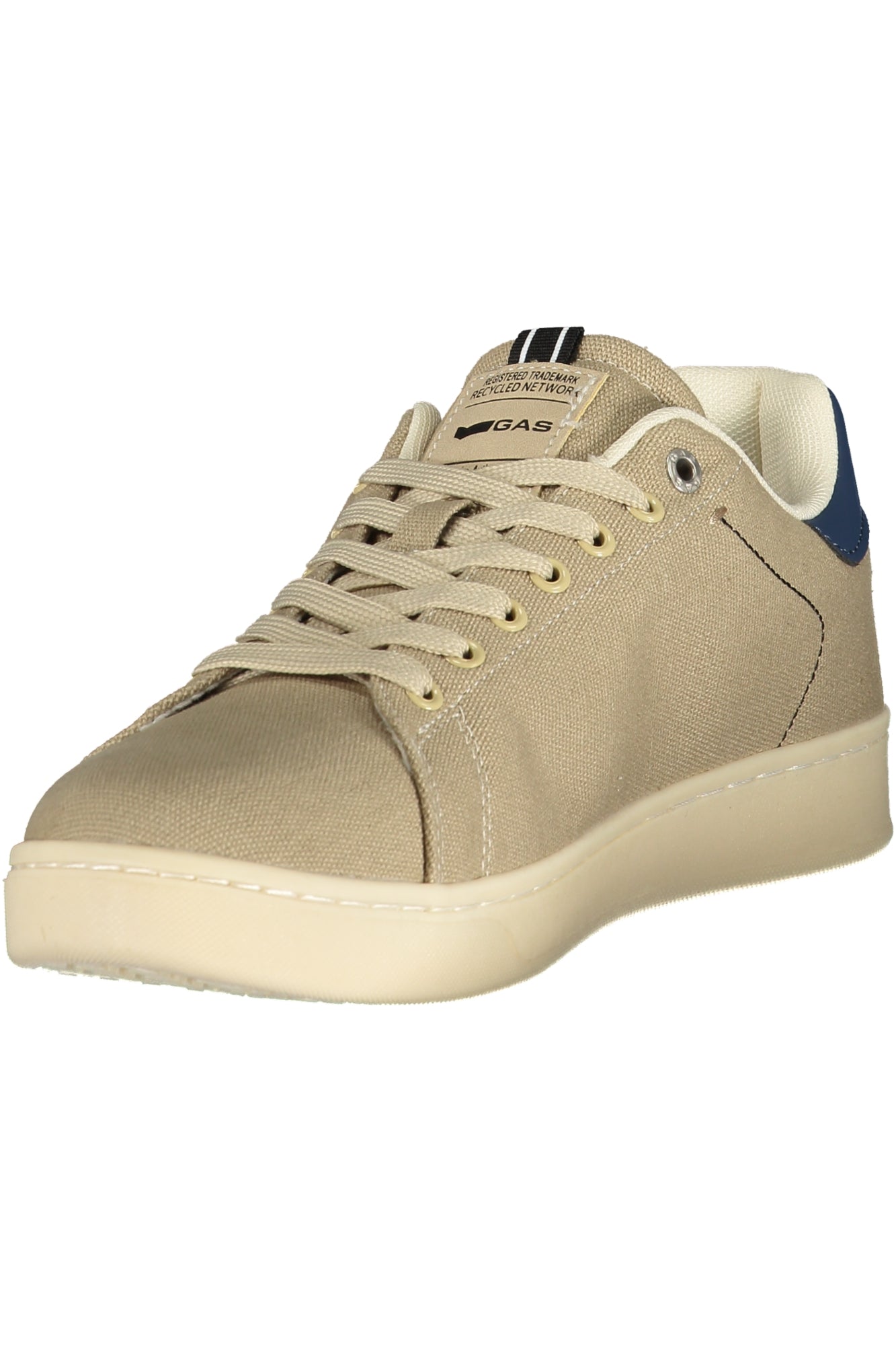 GAS Herren Sneaker – Sportschuh mit Schnürsenkeln, sportlich Beige