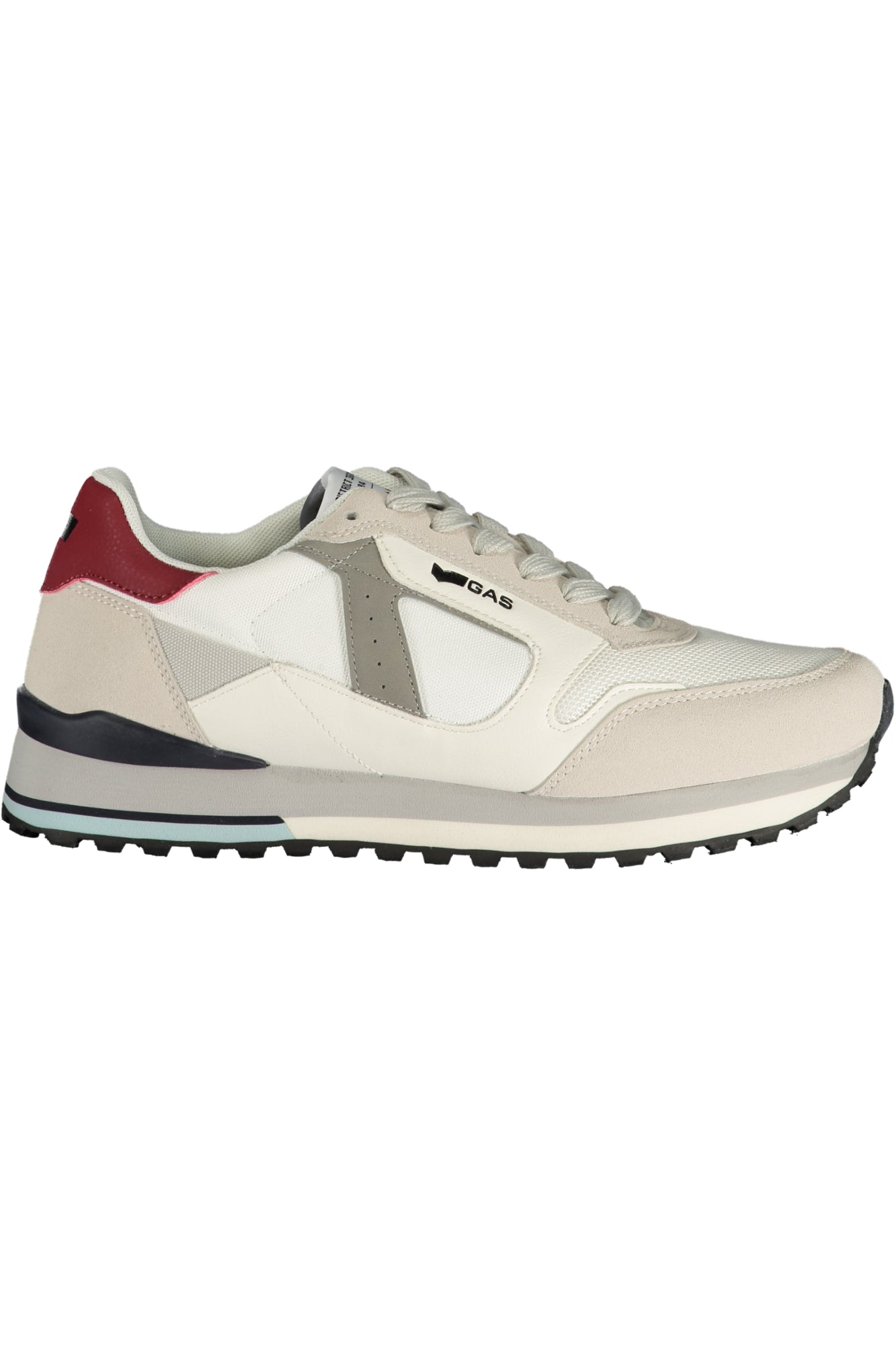 GAS Herren Sneaker – Sportschuh mit Schnürsenkeln, sportlich Weiß
