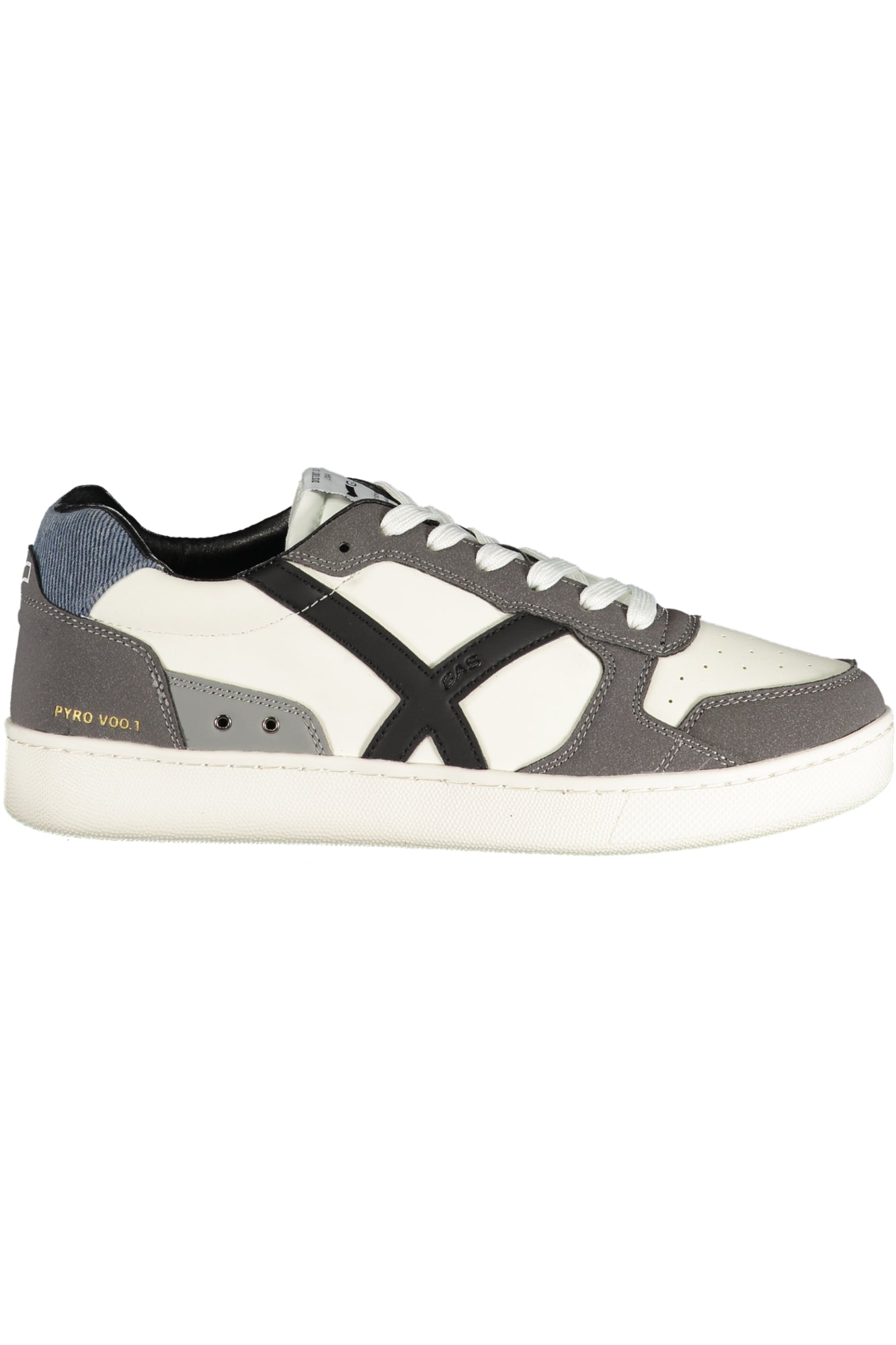 GAS Herren Sneaker – Sportschuh mit Schnürsenkeln, sportlich Weiß