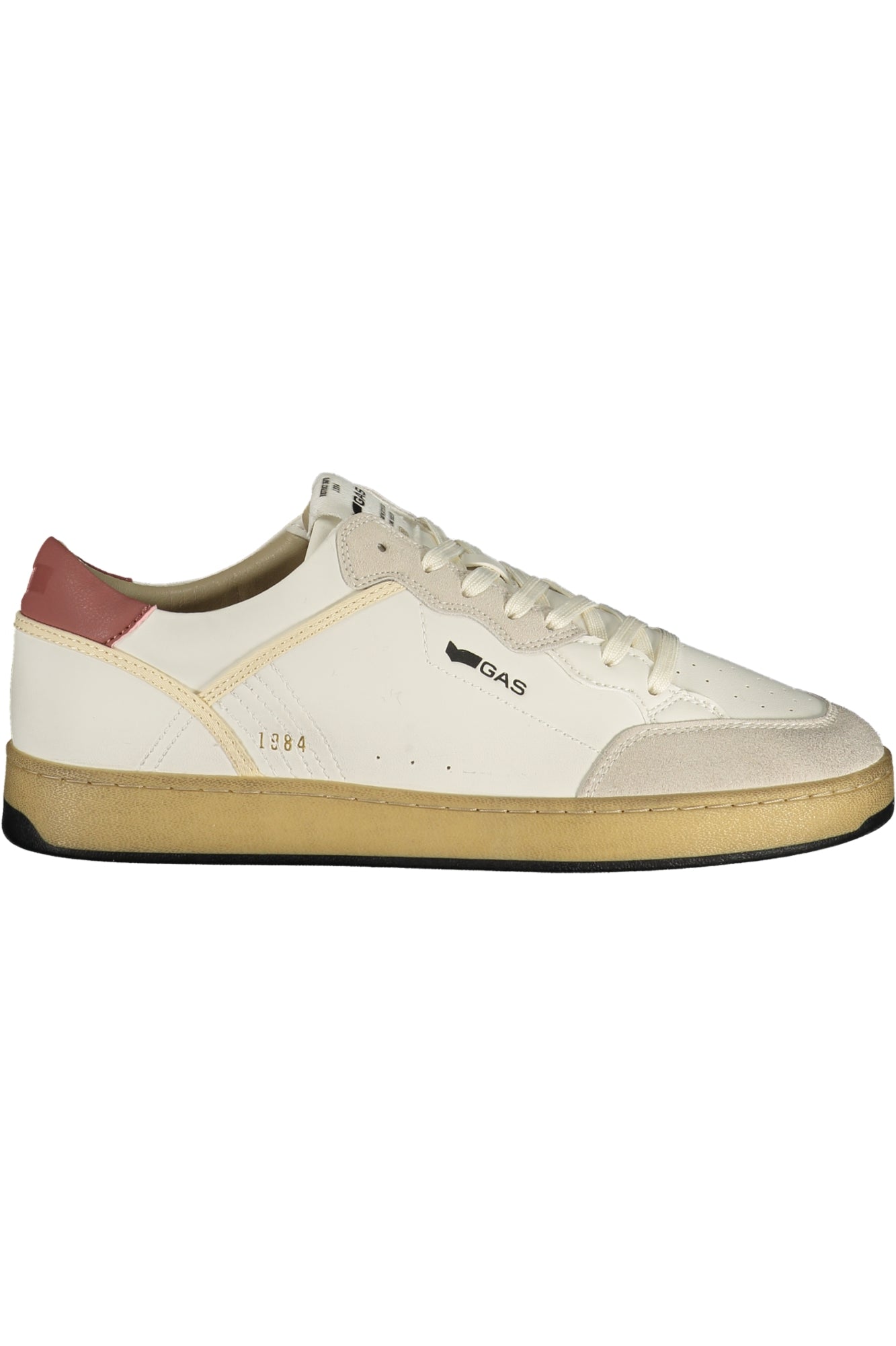 GAS Herren Sneaker – Sportschuh mit Schnürsenkeln, sportlich Weiß