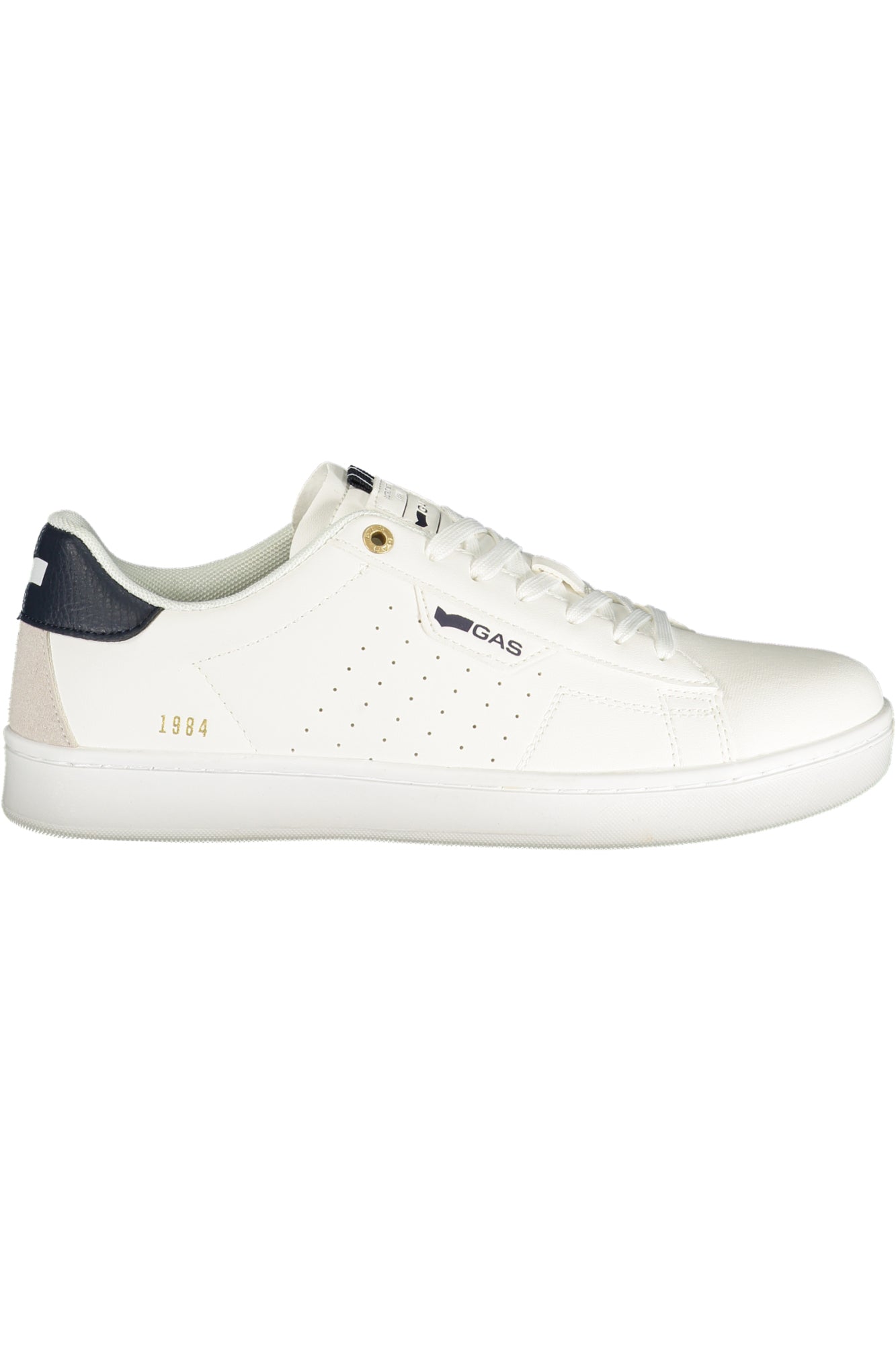 GAS Herren Sneaker – Sportschuh mit Schnürsenkeln, sportlich Weiß