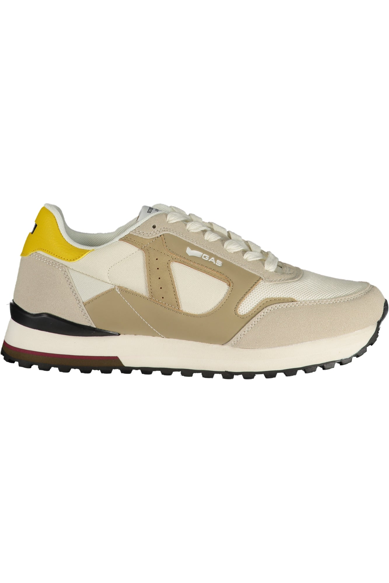 GAS Herren Sneaker – Sportschuh mit Schnürsenkeln, sportlich Weiß