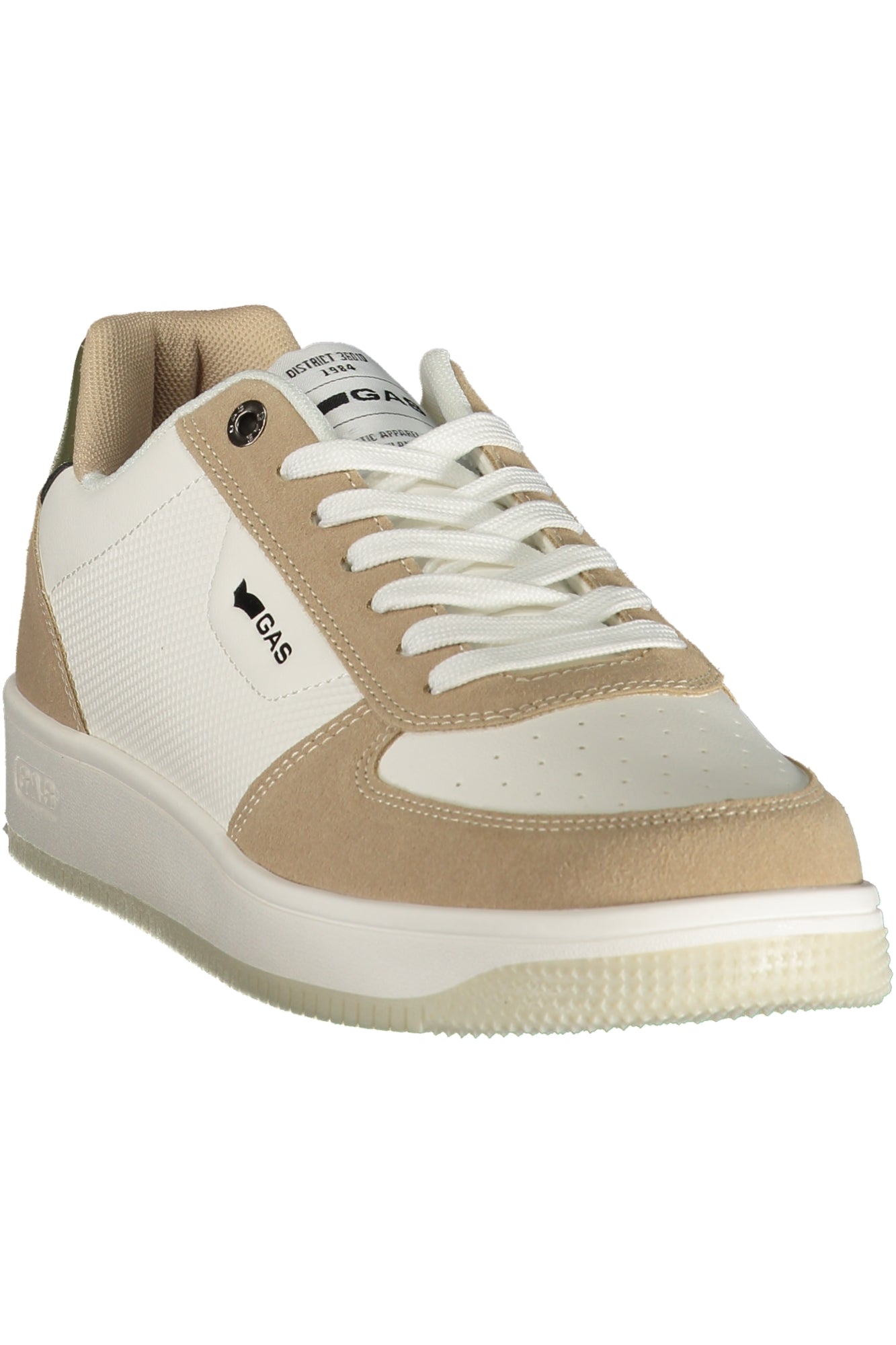 GAS Herren Sneaker – Sportschuh mit Schnürsenkeln, sportlich Weiß