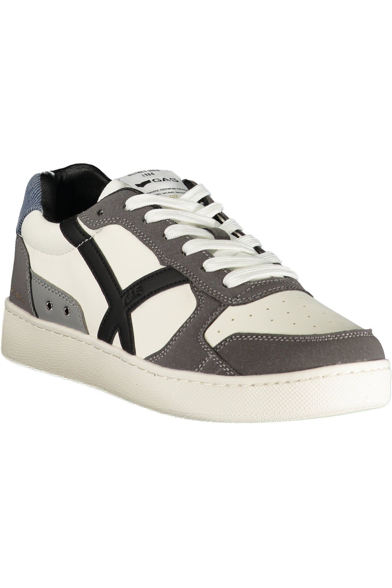 GAS Herren Sneaker – Sportschuh mit Schnürsenkeln, sportlich Weiß