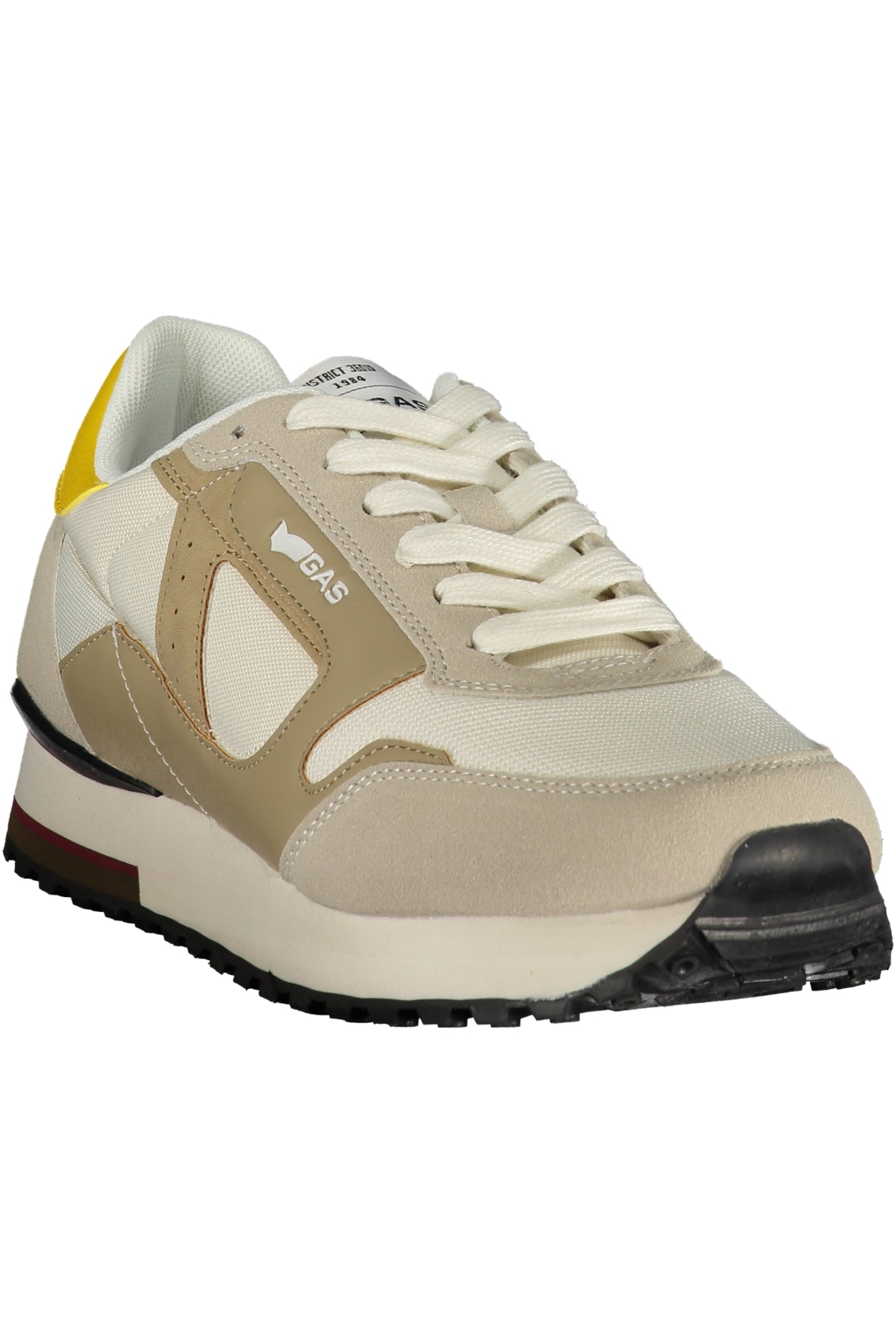 GAS Herren Sneaker – Sportschuh mit Schnürsenkeln, sportlich Weiß