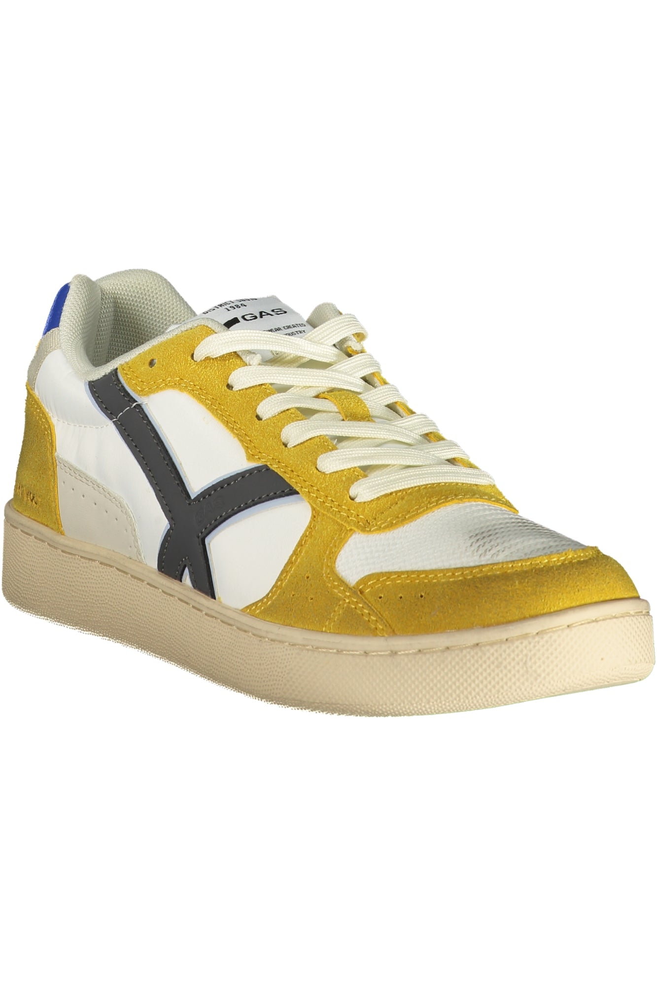 GAS Herren Sneaker – Sportschuh mit Schnürsenkeln, sportlich Weiß