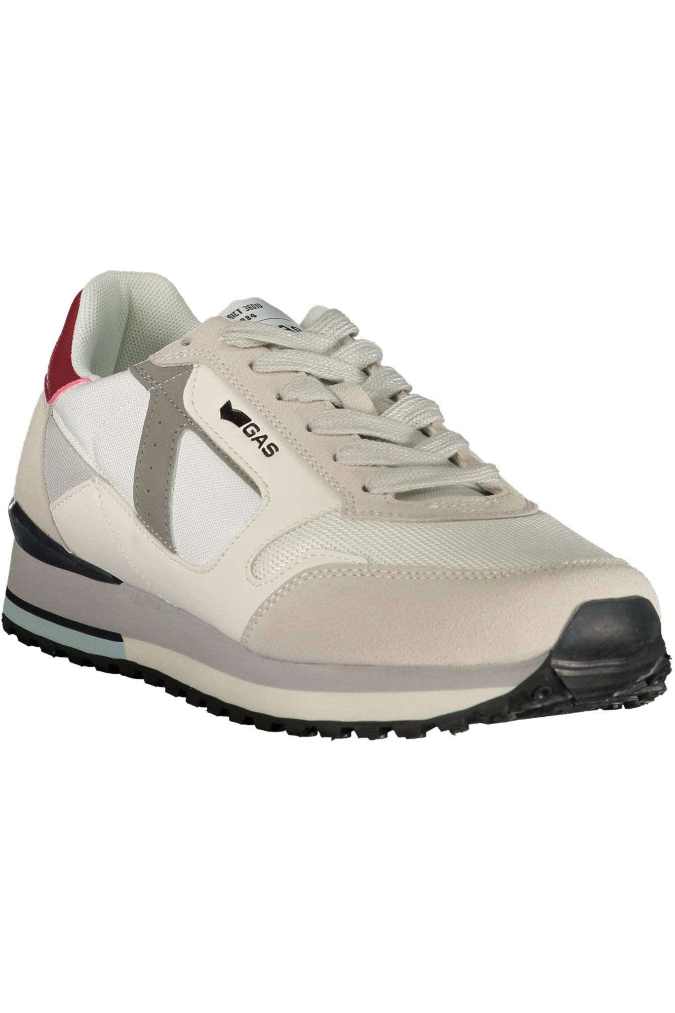 GAS Herren Sneaker – Sportschuh mit Schnürsenkeln, sportlich Weiß