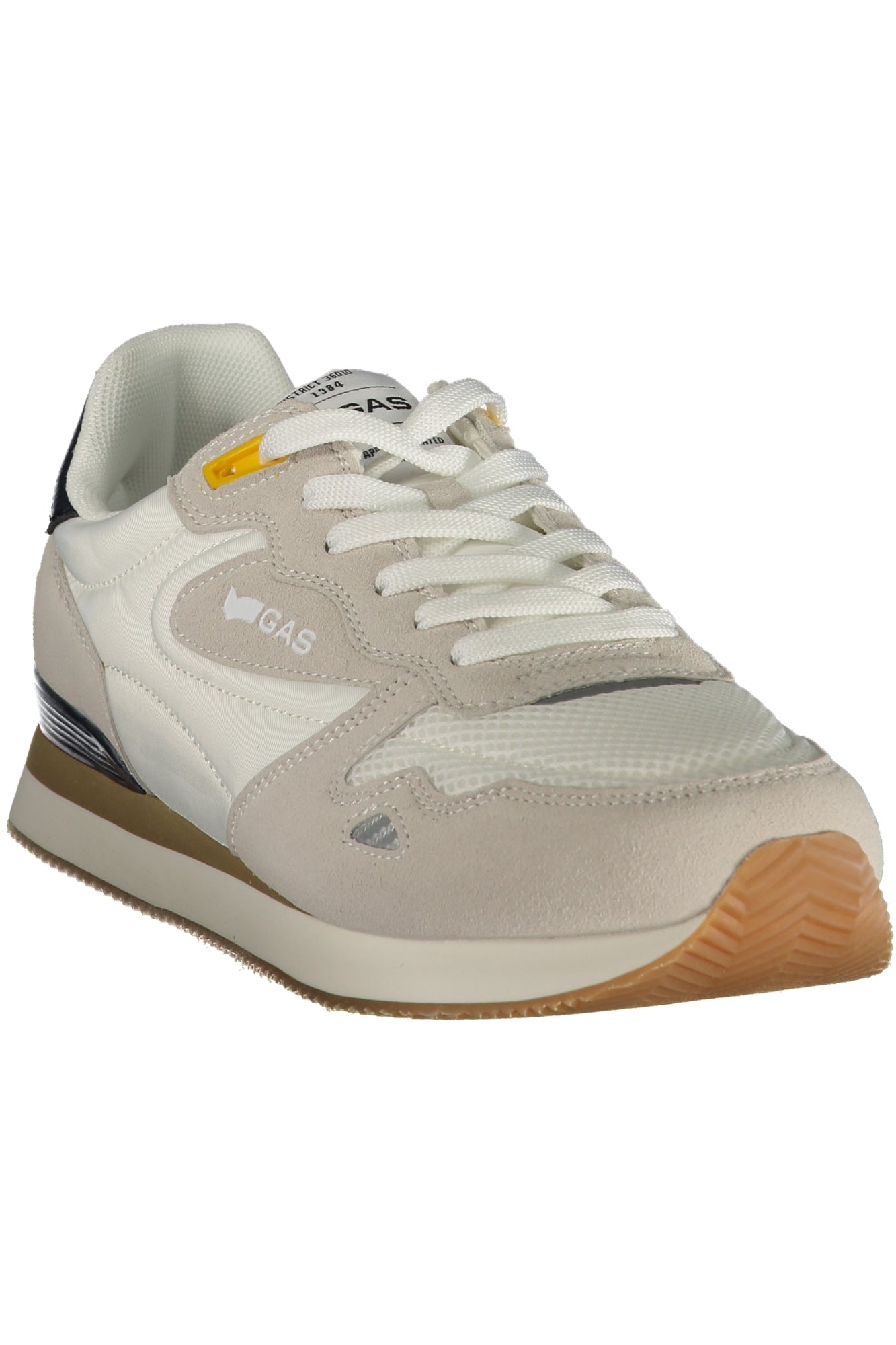 GAS Herren Sneaker – Sportschuh mit Schnürsenkeln, sportlich Weiß