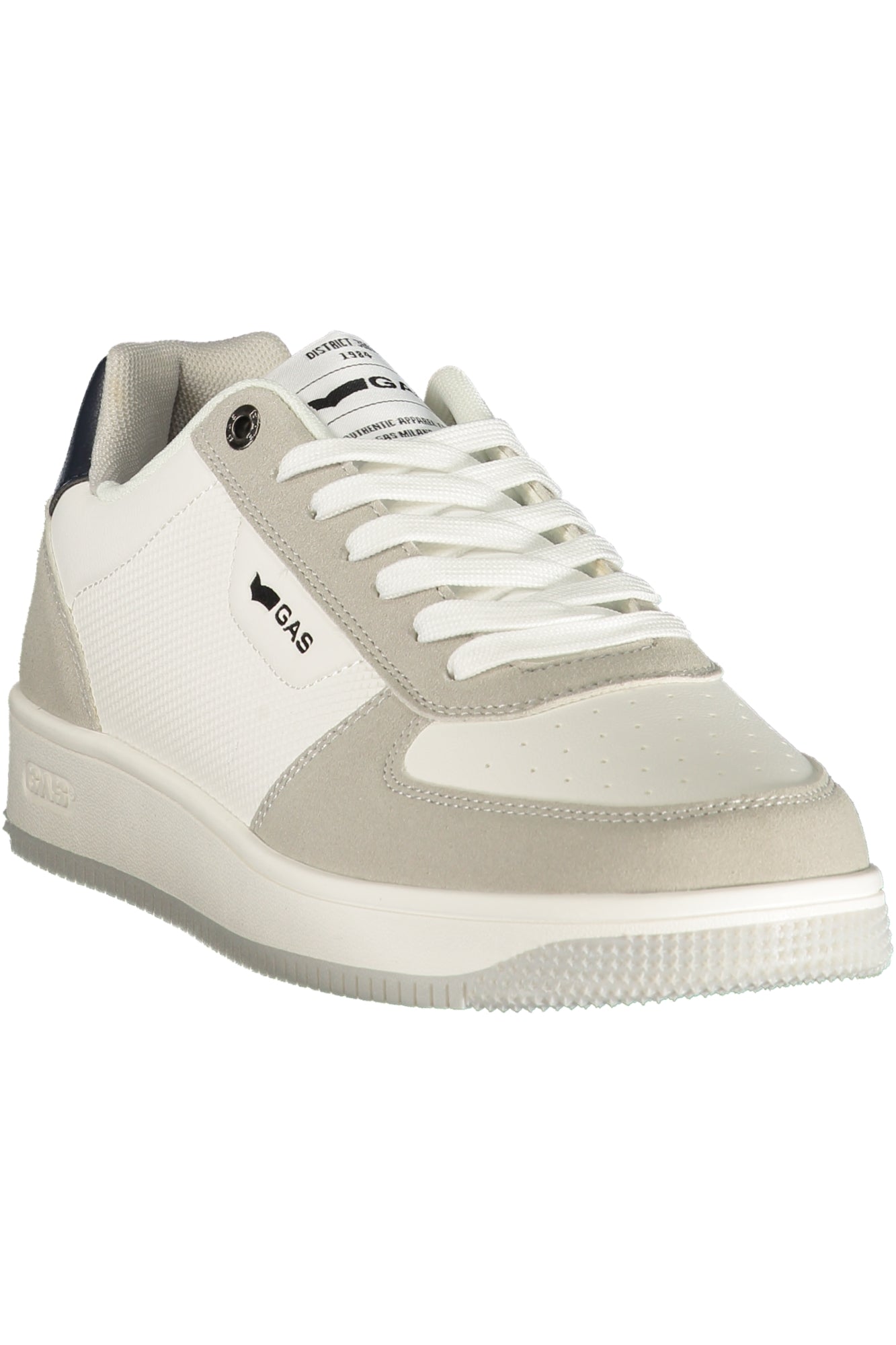 GAS Herren Sneaker – Sportschuh mit Schnürsenkeln, sportlich Weiß