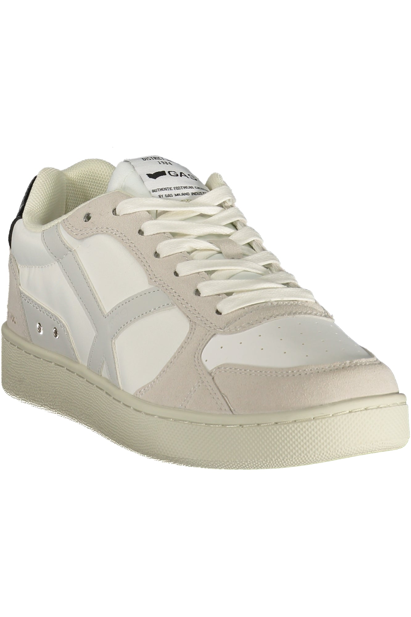 GAS Herren Sneaker – Sportschuh mit Schnürsenkeln, sportlich Weiß