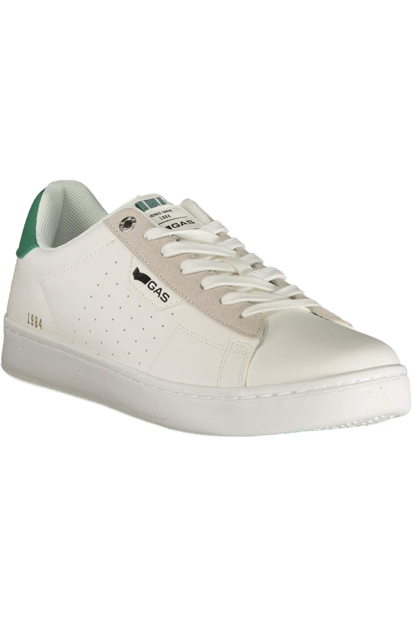 GAS Herren Sneaker – Sportschuh mit Schnürsenkeln, sportlich Weiß