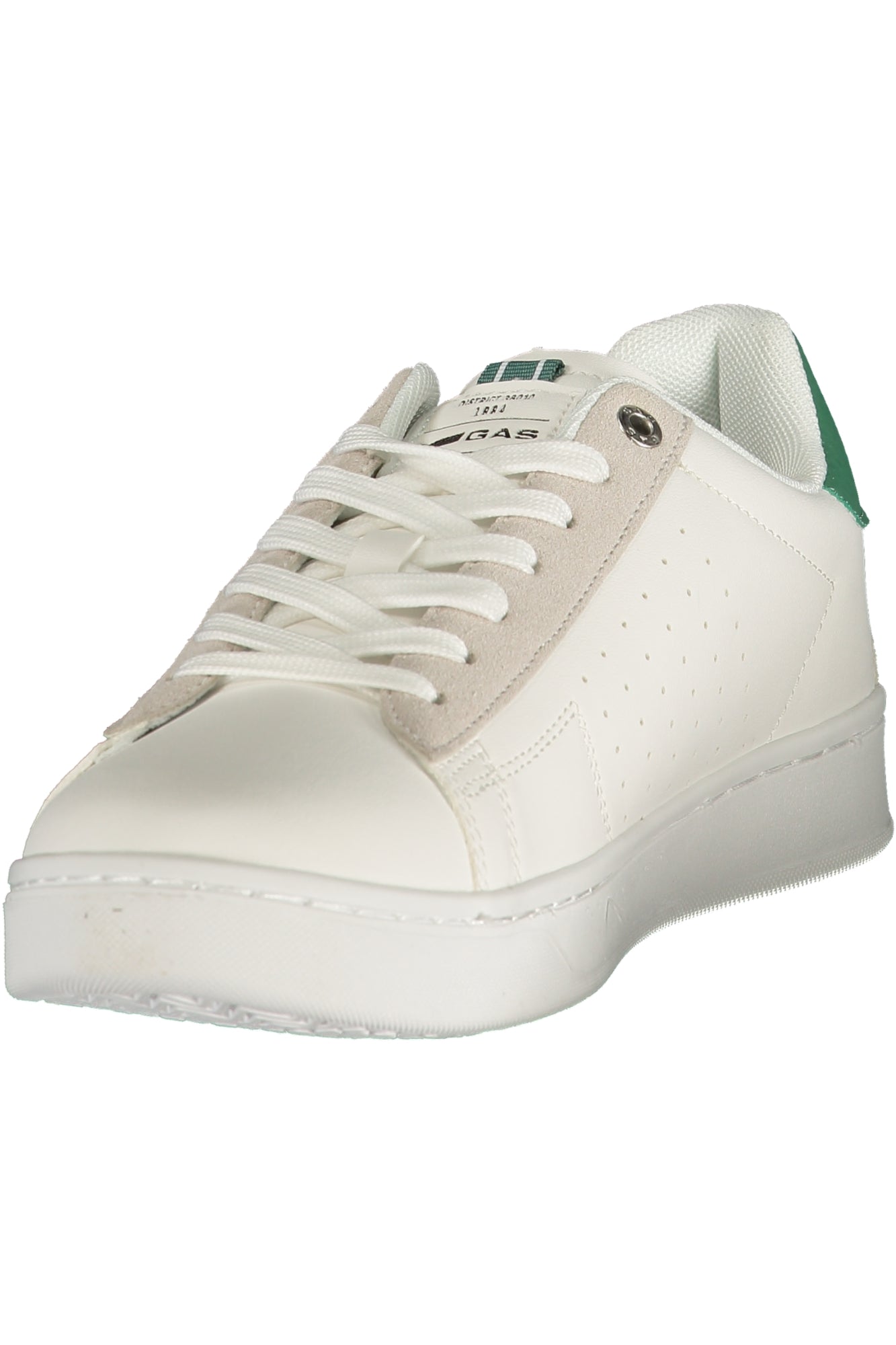 GAS Herren Sneaker – Sportschuh mit Schnürsenkeln, sportlich Weiß