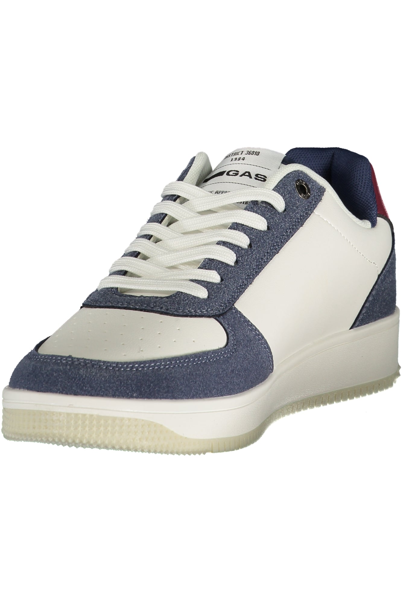 GAS Herren Sneaker – Sportschuh mit Schnürsenkeln, sportlich Weiß