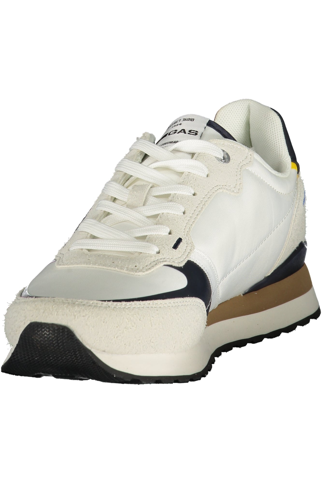 GAS Herren Sneaker – Sportschuh mit Schnürsenkeln, sportlich Weiß