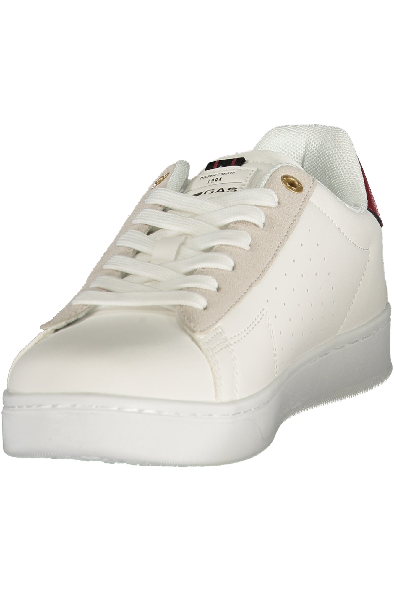 GAS Herren Sneaker – Sportschuh mit Schnürsenkeln, sportlich Weiß