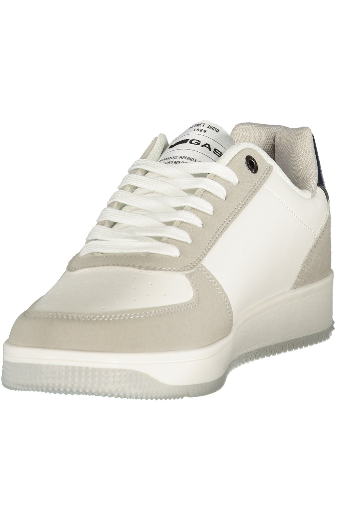 GAS Herren Sneaker – Sportschuh mit Schnürsenkeln, sportlich Weiß