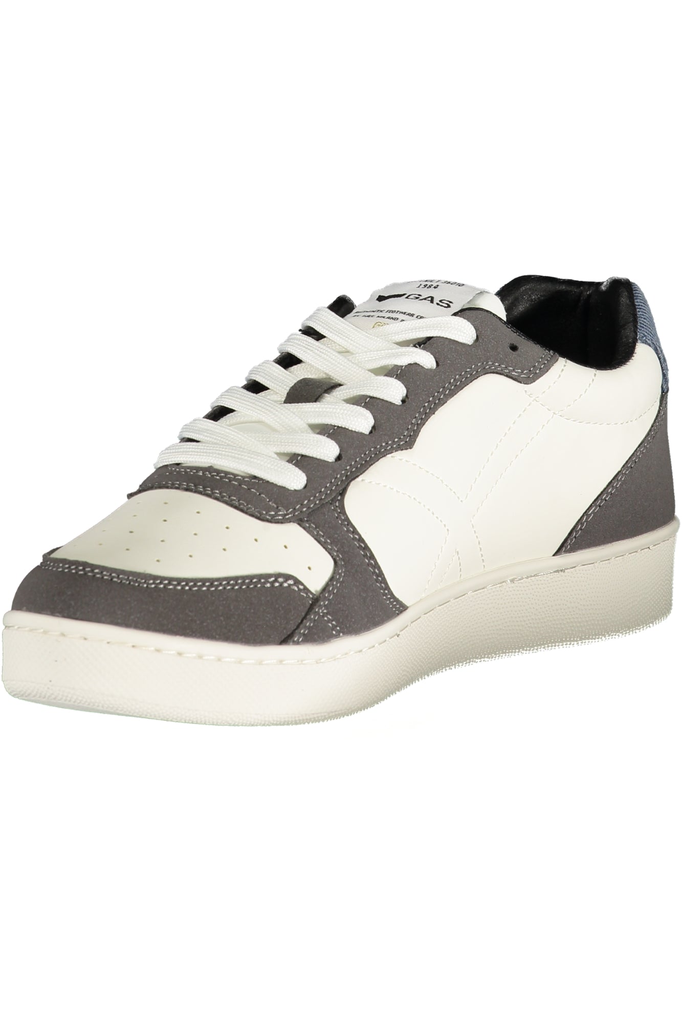 GAS Herren Sneaker – Sportschuh mit Schnürsenkeln, sportlich Weiß