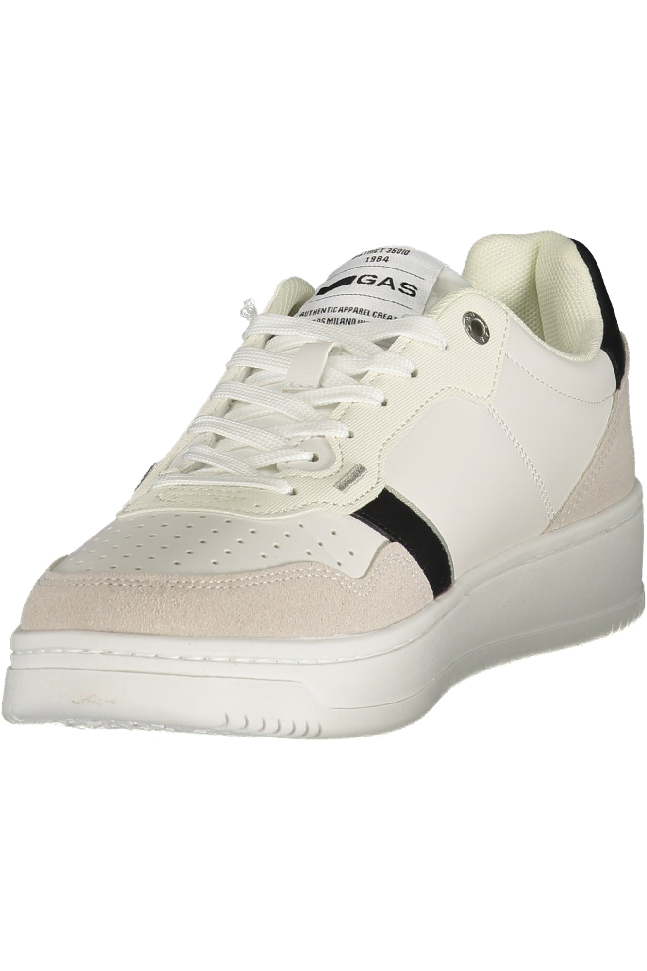 GAS Herren Sneaker – Sportschuh mit Schnürsenkeln, sportlich Weiß