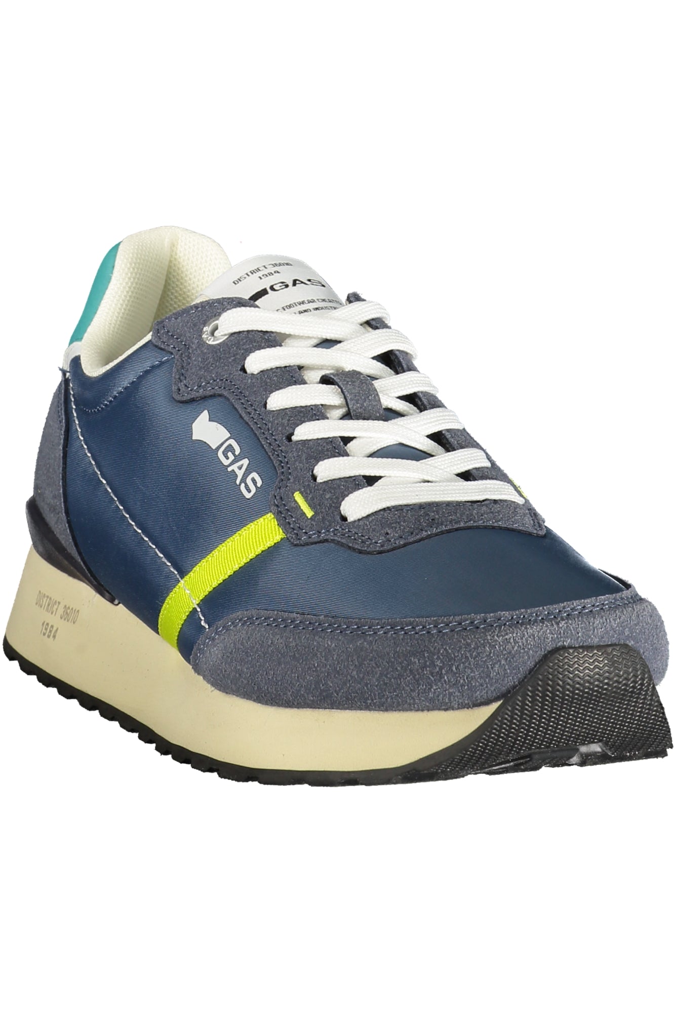 GAS Herren Sneaker – Sportschuh mit Schnürsenkeln, sportlich Blau