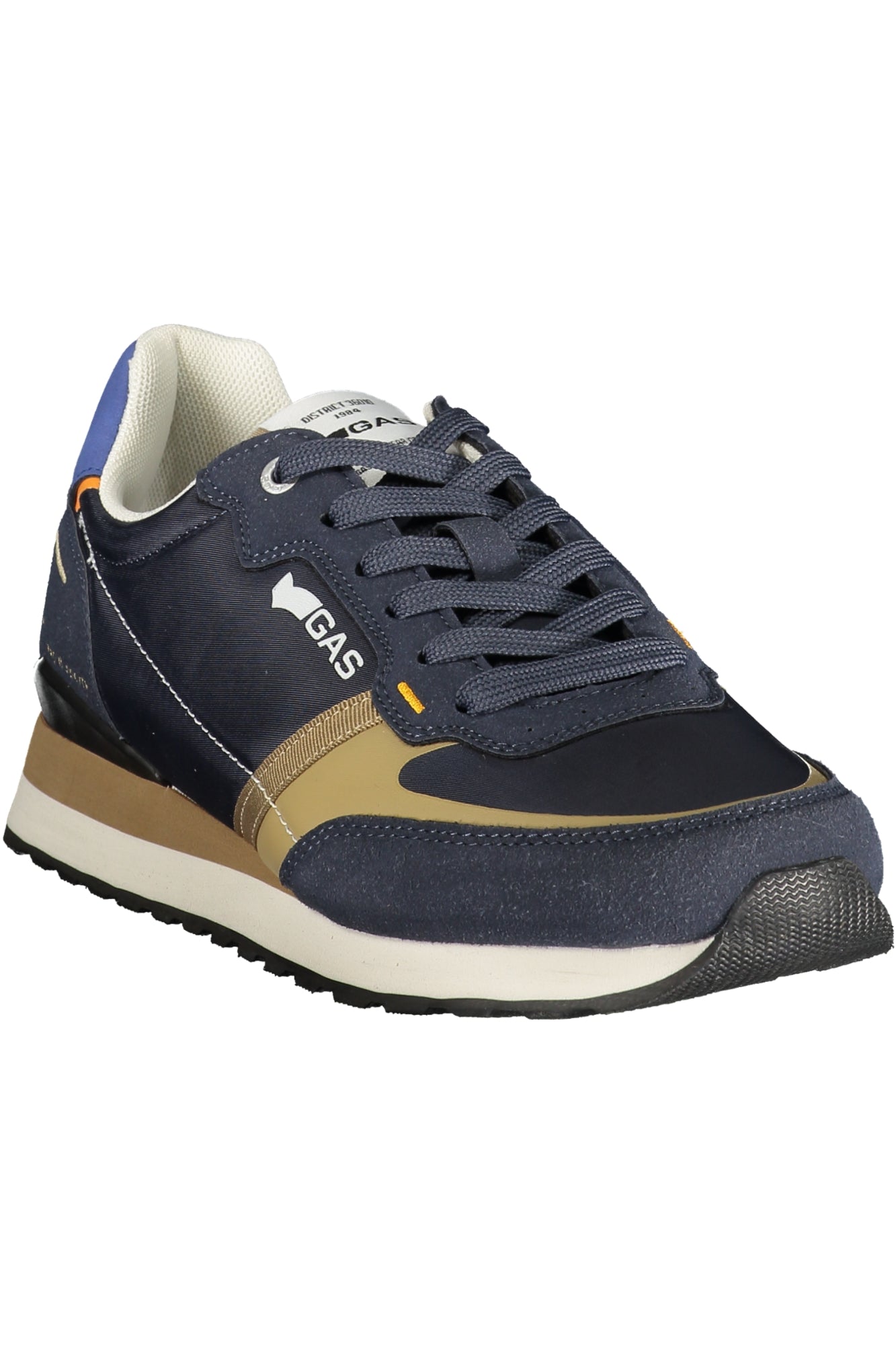 GAS Herren Sneaker – Sportschuh mit Schnürsenkeln, sportlich Blau