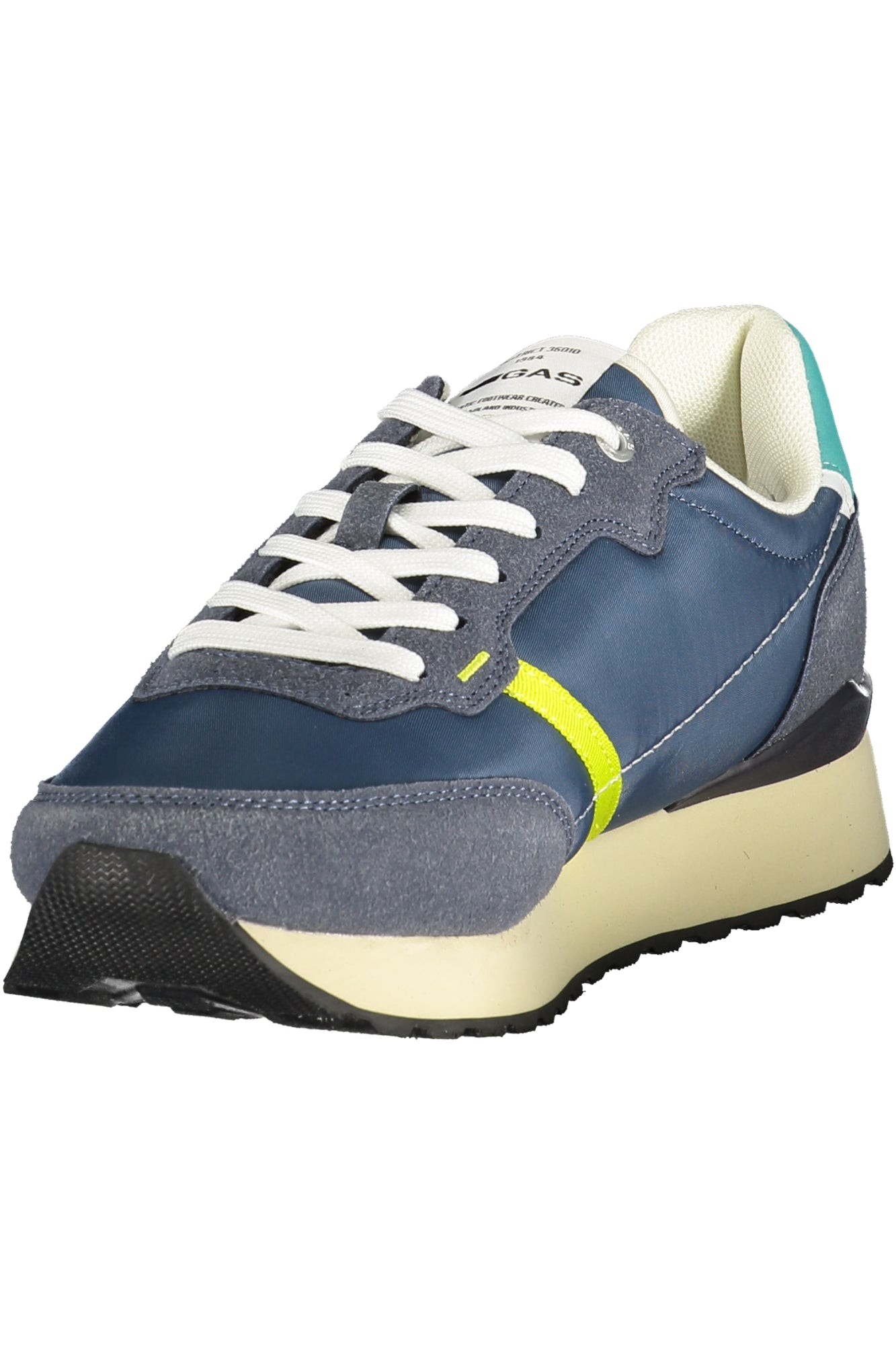 GAS Herren Sneaker – Sportschuh mit Schnürsenkeln, sportlich Blau