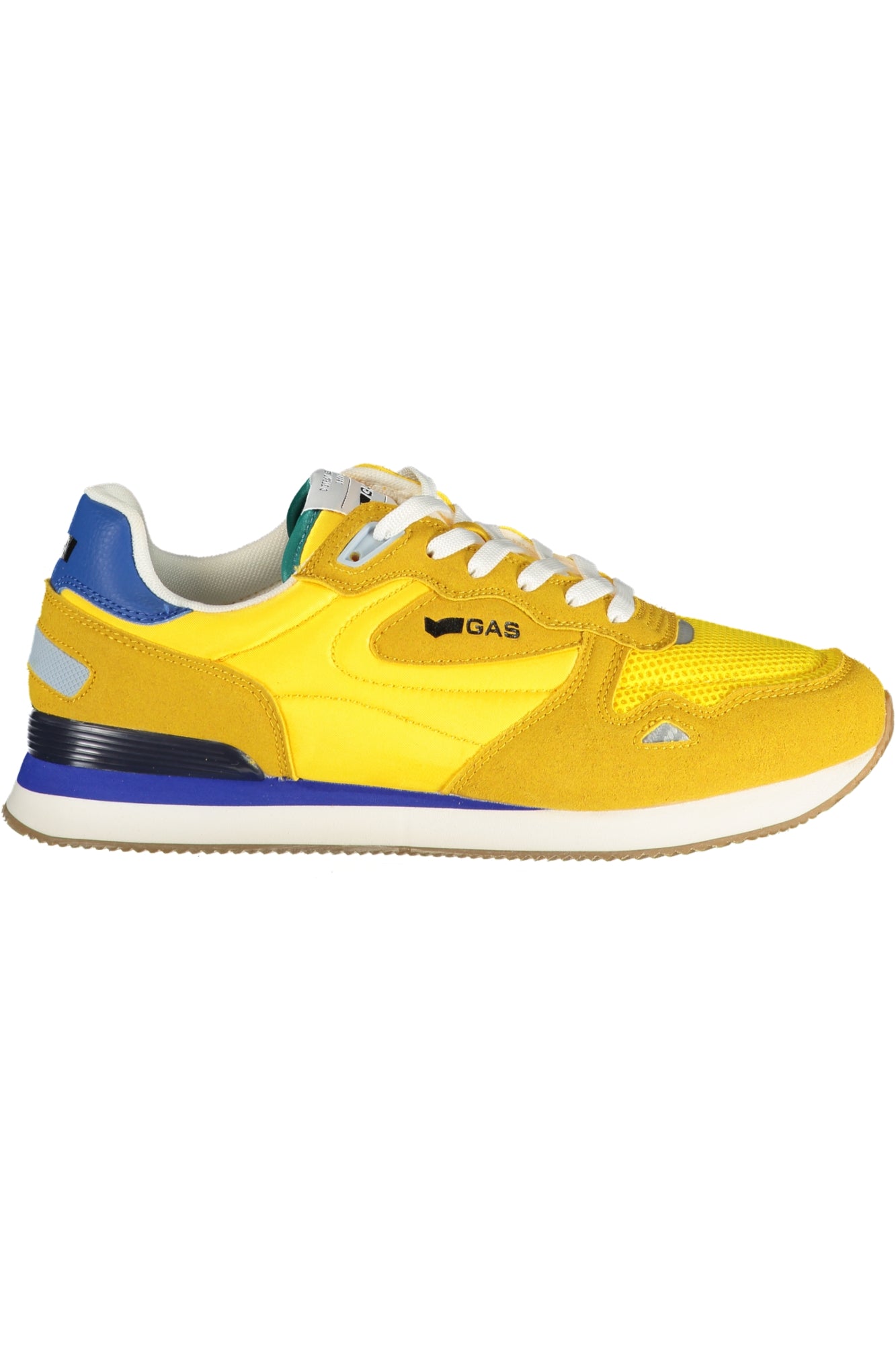 GAS Herren Sneaker – Sportschuh mit Schnürsenkeln, sportlich Gelb