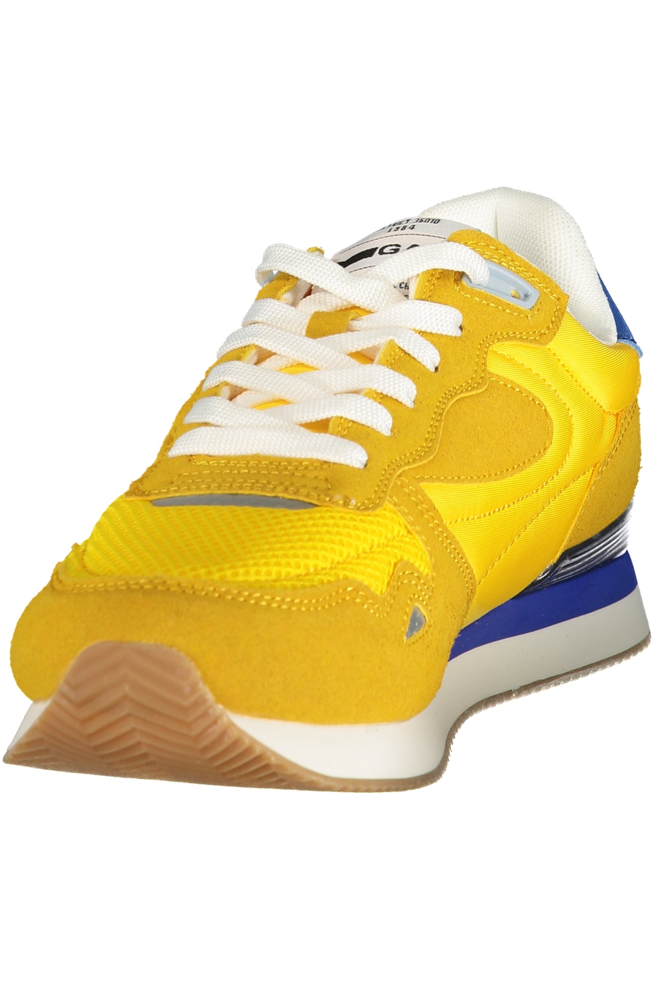 GAS Herren Sneaker – Sportschuh mit Schnürsenkeln, sportlich Gelb