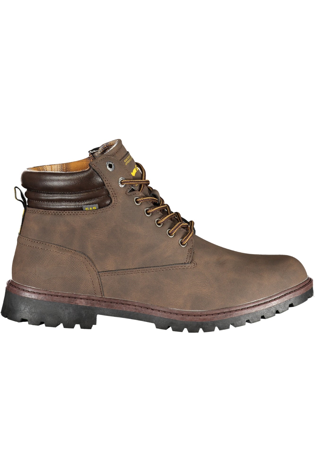 GAS Footwear Herrenstiefel Beige – Schnürstiefel für Herbst/Winter mit herausnehmbarem Fußbett Braun