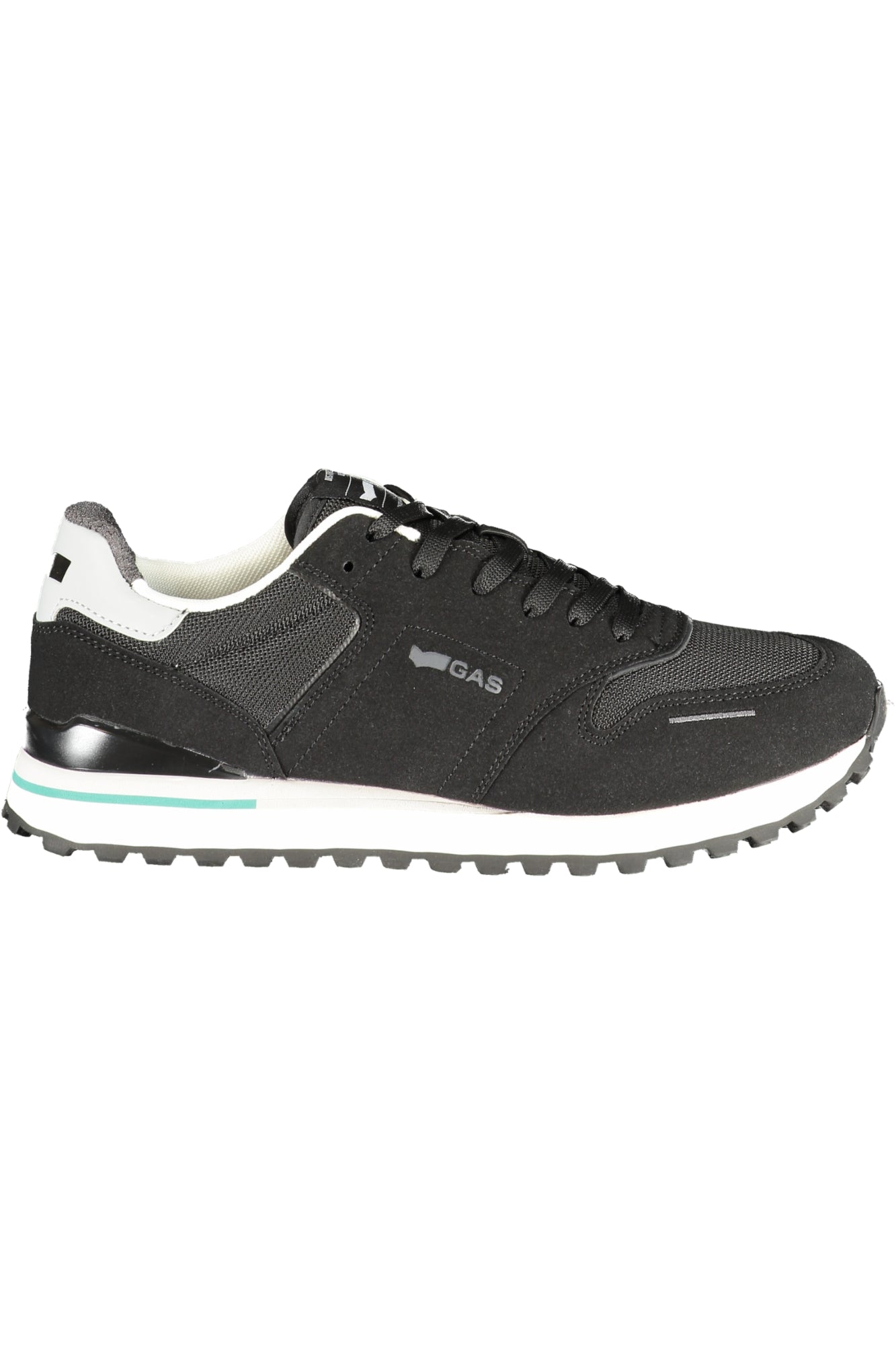 GAS Herren Sneaker – Sportschuh mit Schnürsenkeln, sportlich Schwarz