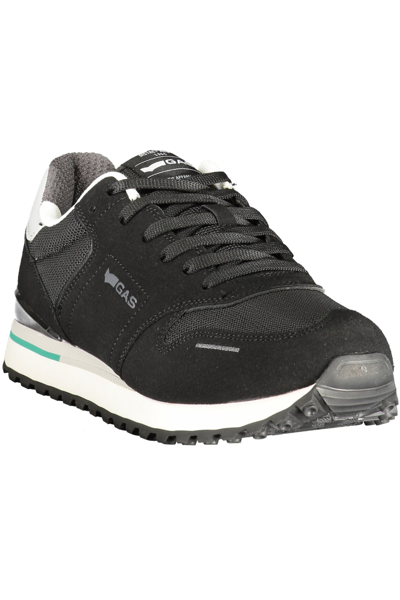 GAS Herren Sneaker – Sportschuh mit Schnürsenkeln, sportlich Schwarz