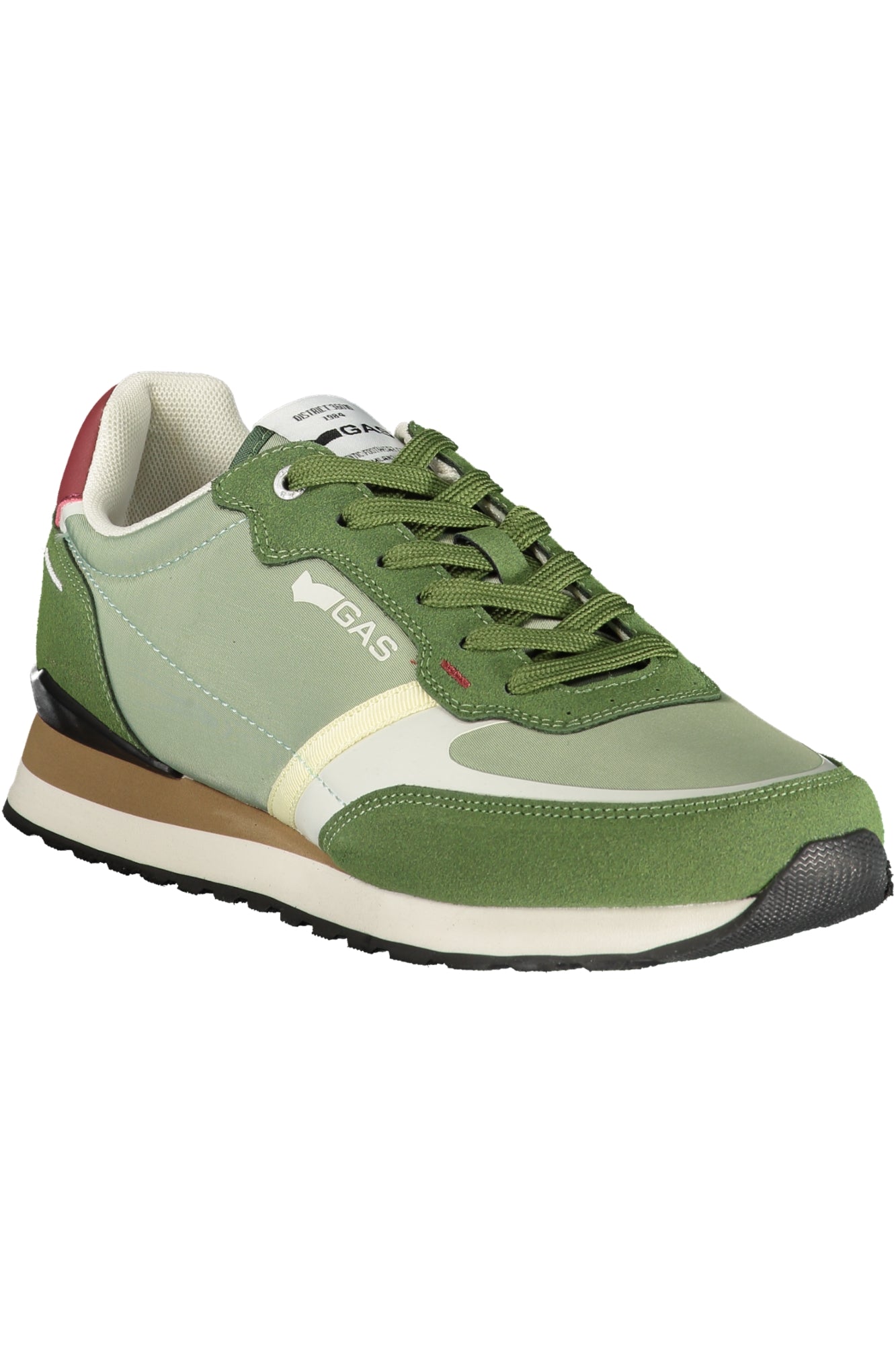 GAS Herren Sneaker – Sportschuh mit Schnürsenkeln, sportlich Grün