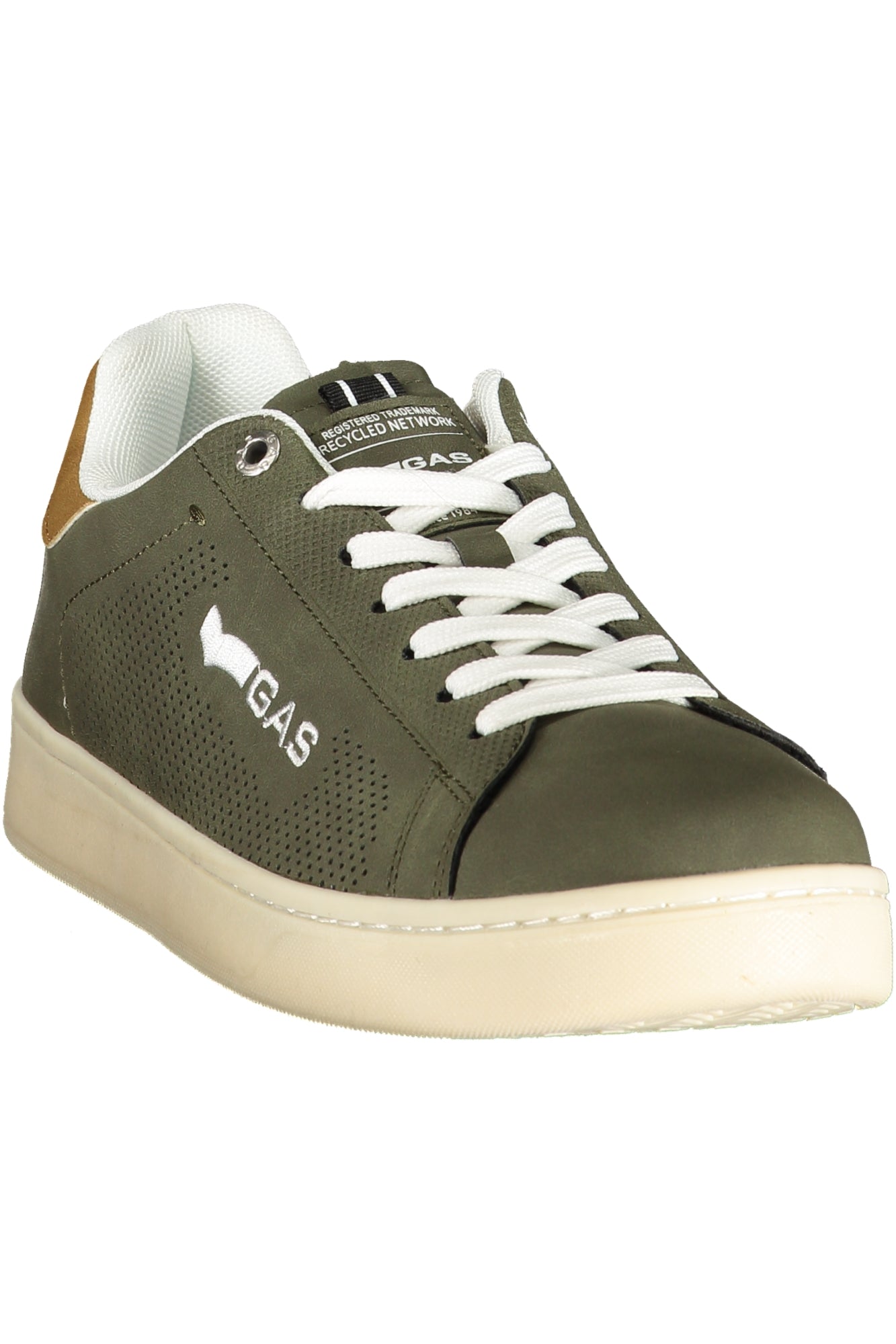 GAS Herren Sneaker – Sportschuh mit Schnürsenkeln, sportlich Grün