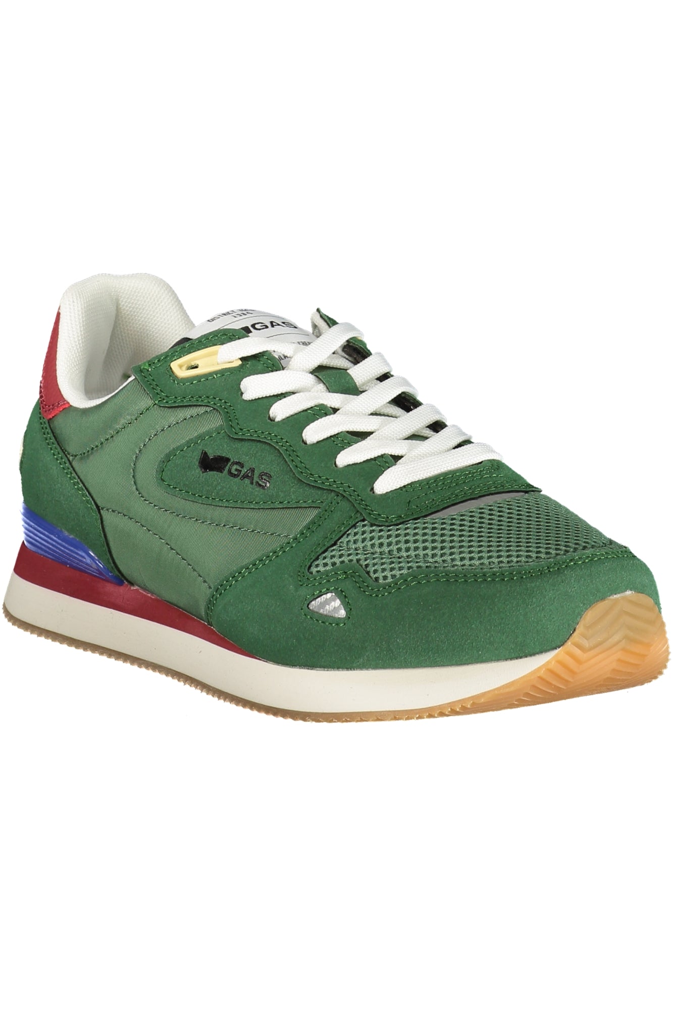 GAS Herren Sneaker – Sportschuh mit Schnürsenkeln, sportlich Grün