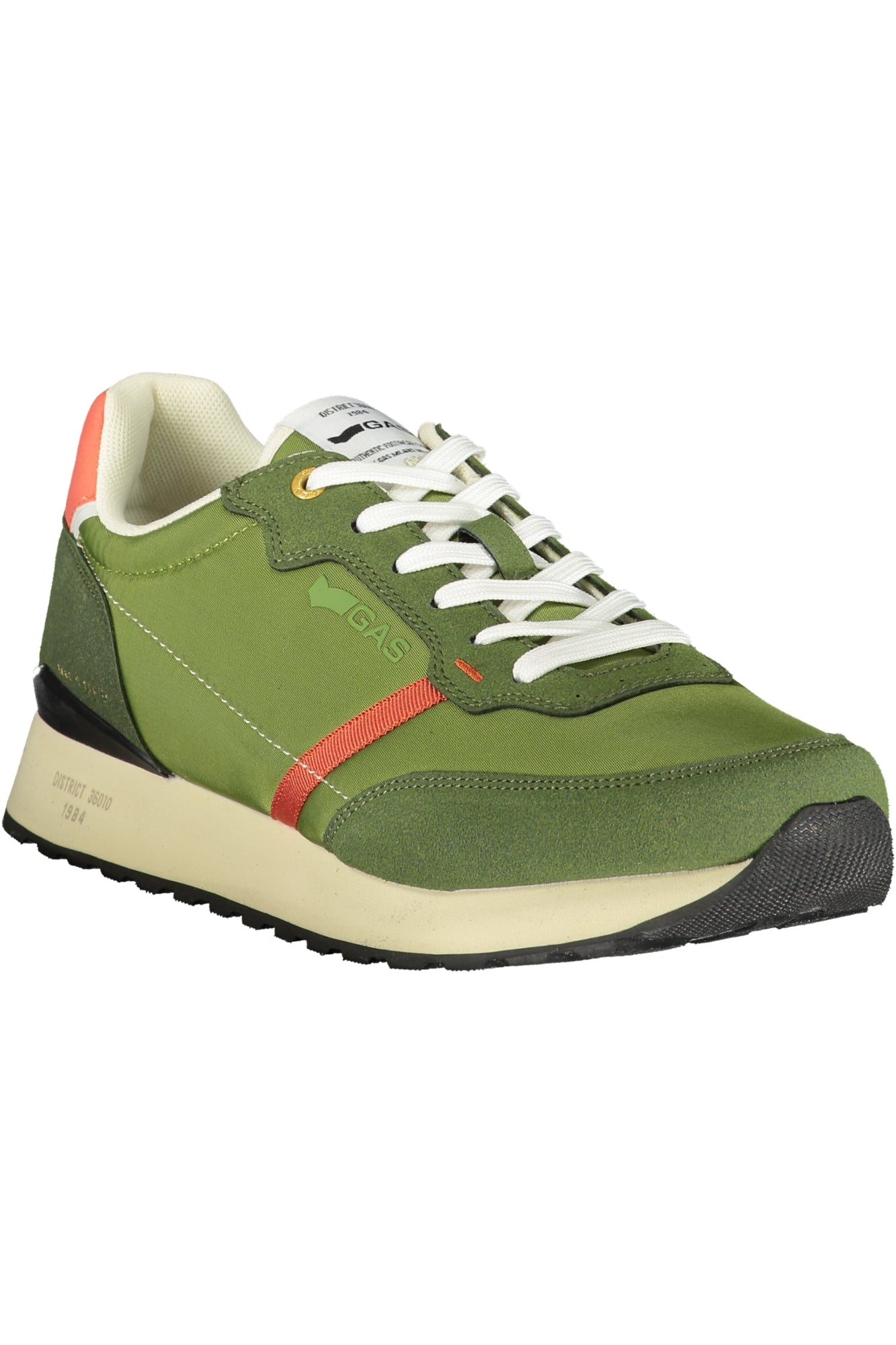GAS Herren Sneaker – Sportschuh mit Schnürsenkeln, sportlich Grün