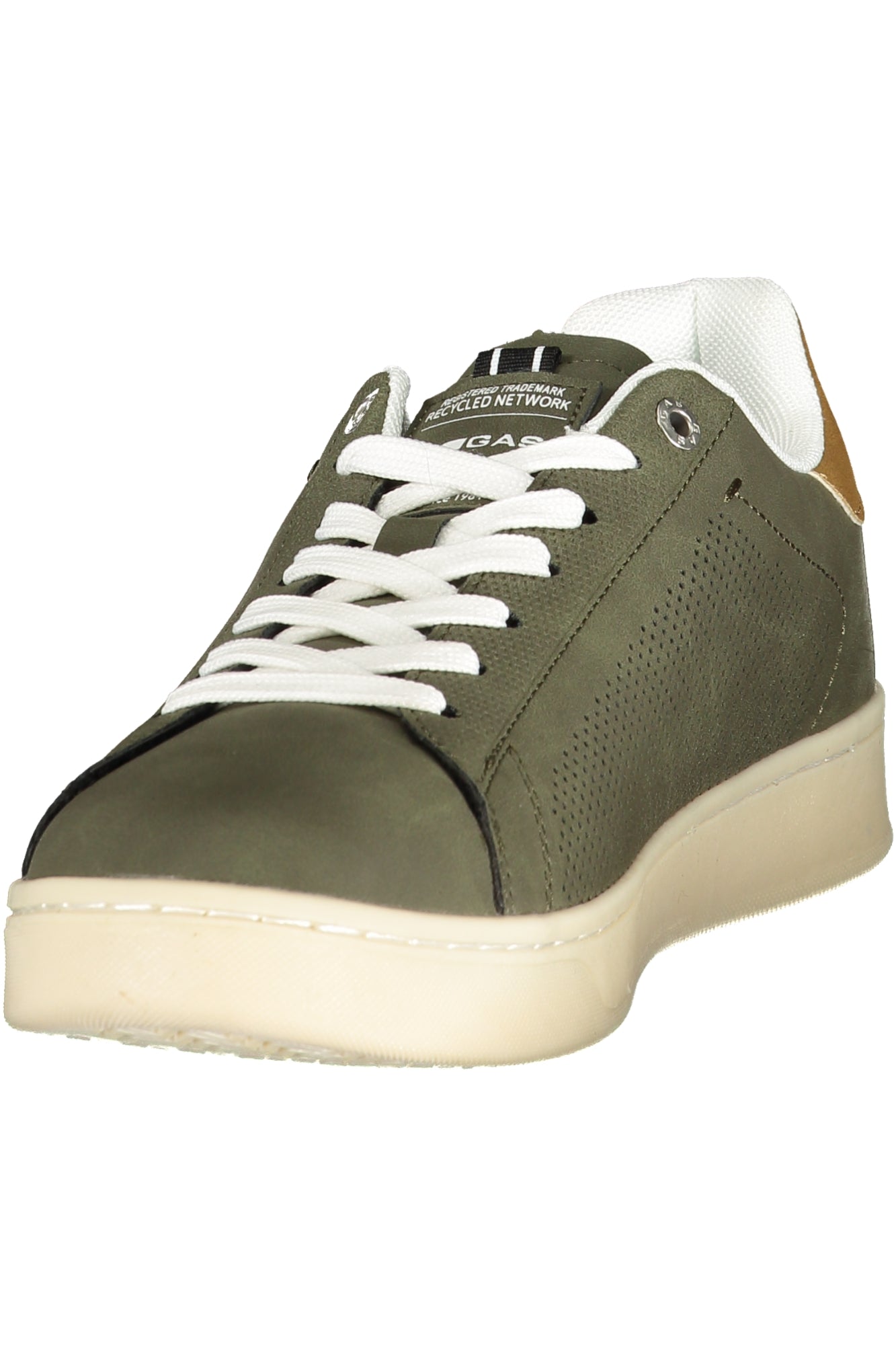 GAS Herren Sneaker – Sportschuh mit Schnürsenkeln, sportlich Grün
