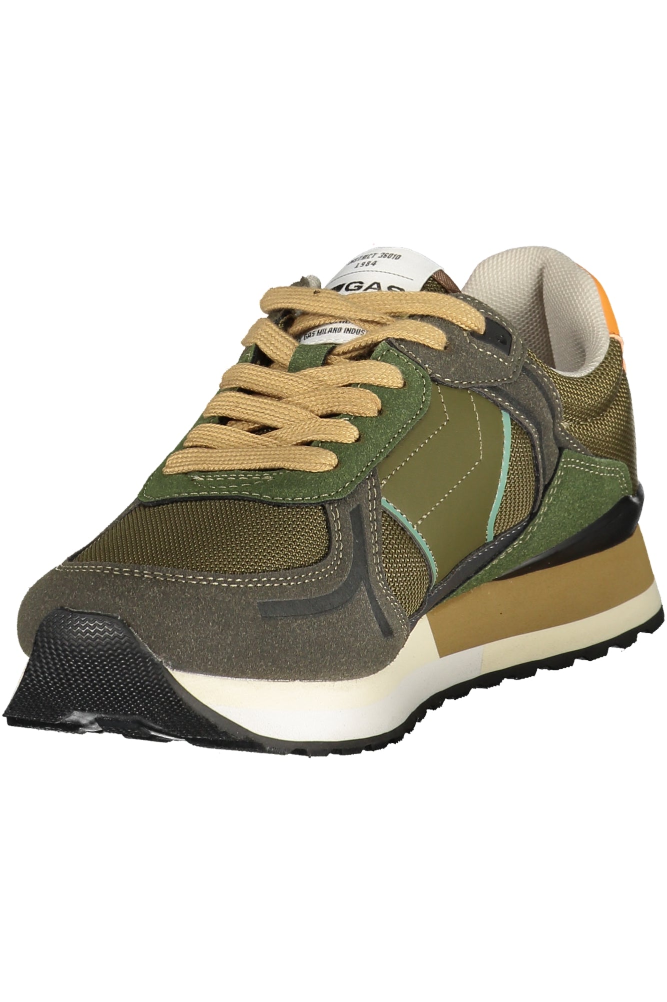 GAS Herren Sneaker – Sportschuh mit Schnürsenkeln, sportlich Grün
