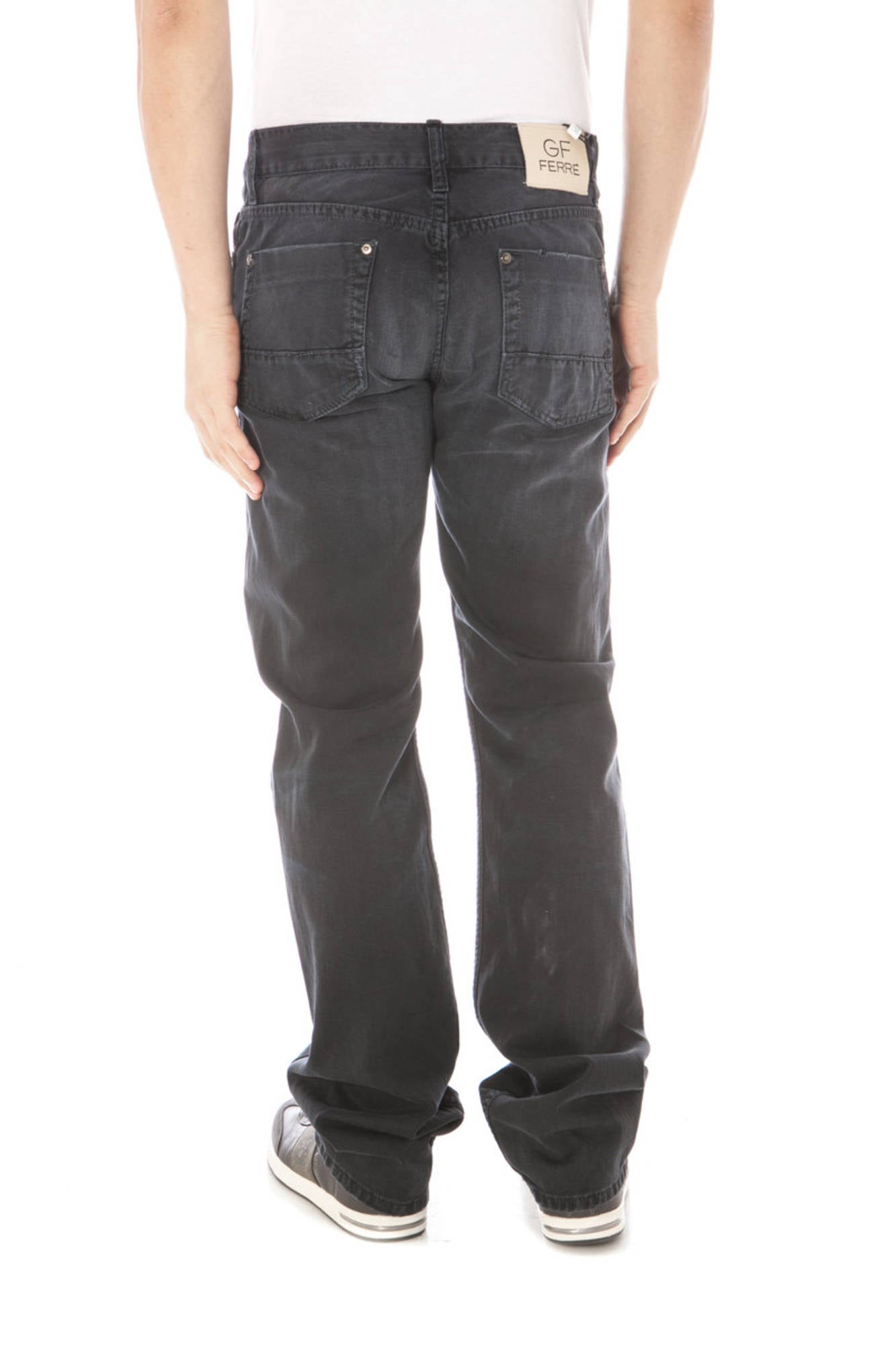 GIANFRANCO FERRÈ Herrenhose schwarz – 5-Taschen-Hose mit schmalem Bein | soulluna.de Schwarz