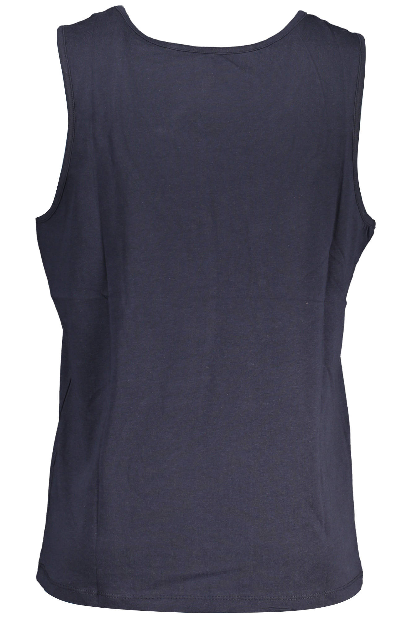GIAN MARCO VENTURI Tanktop Herren – Blaues Logo-Top aus 100% Baumwolle Zweitbild