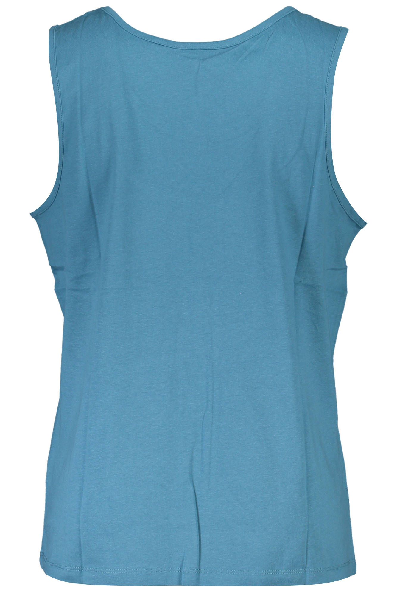 GIAN MARCO VENTURI Tanktop Herren – Blaues Baumwoll-Top für Sommer Blau