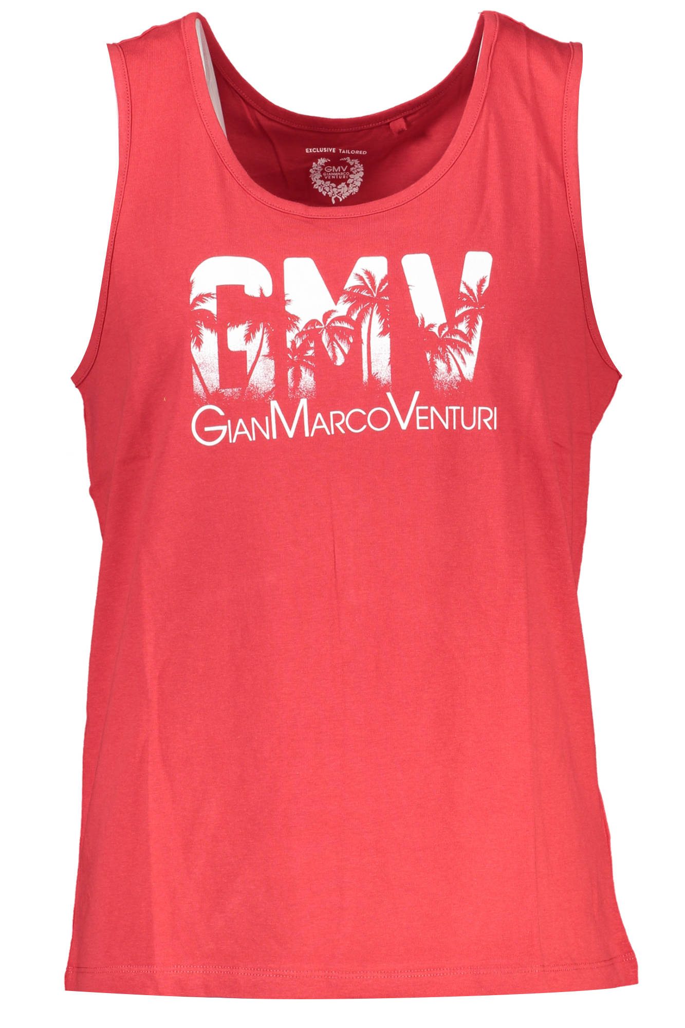 GIAN MARCO VENTURI Tanktop Herren Rot – 100% Baumwolle für Sommer Rot