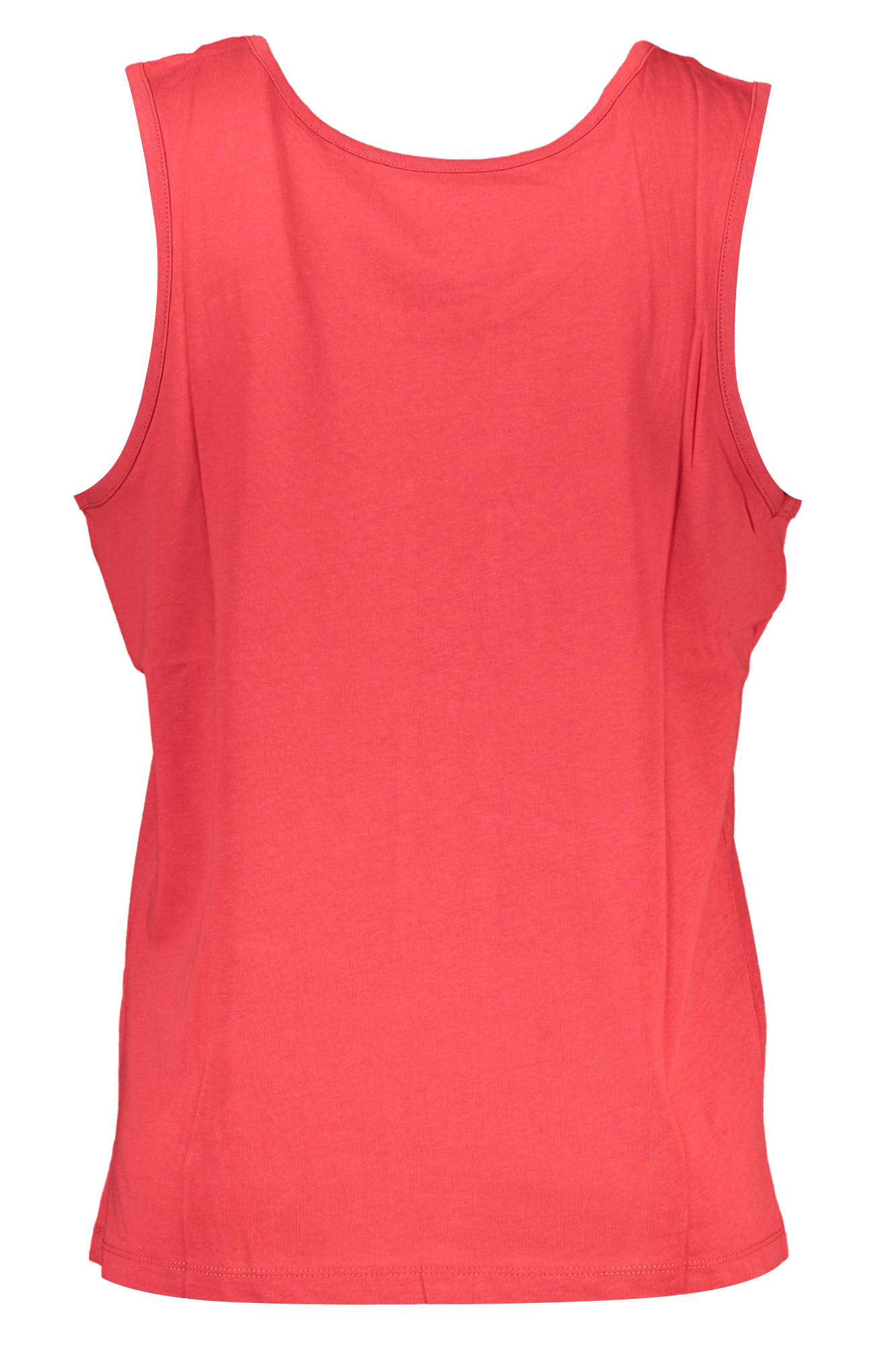 GIAN MARCO VENTURI Tanktop Herren Rot – 100% Baumwolle mit Logo-Stickerei Rot