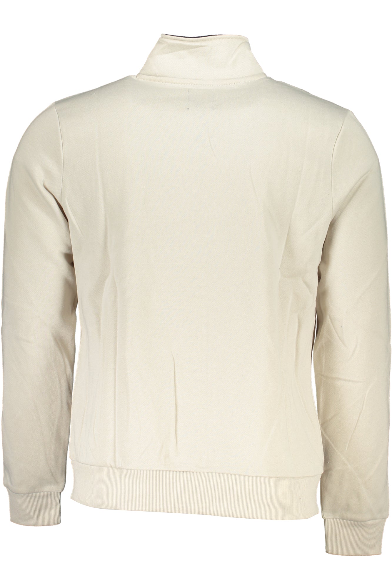 GIAN MARCO VENTURI Herren Sweatshirt – Langarm, mit Taschen Weiß