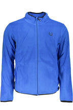 GIAN MARCO VENTURI HERREN-SWEATSHIRT MIT BLAUEM ZIP