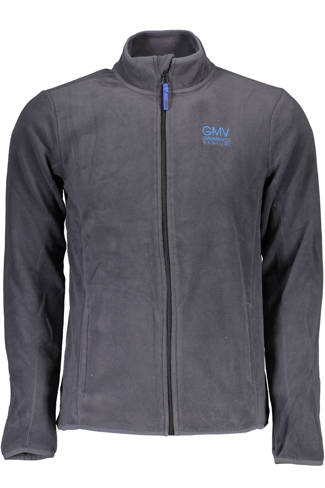 GIAN MARCO VENTURI HERREN SWEATSHIRT BLAU MIT REISSVERSCHLUSS Hauptbild