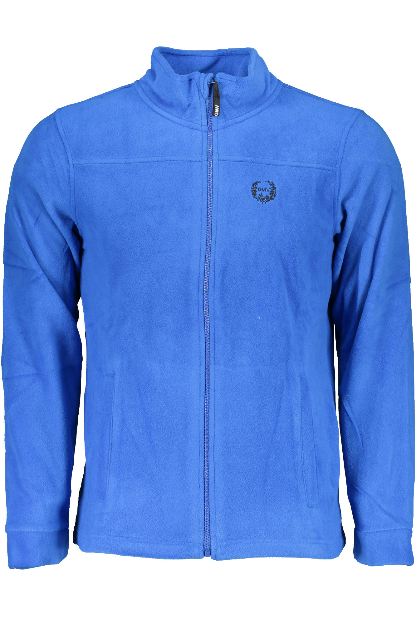 Gian Marco Venturi Sweatshirt Herren mit Reißverschluss – Blaues Langarm-Modell für HW Blau Hauptbild