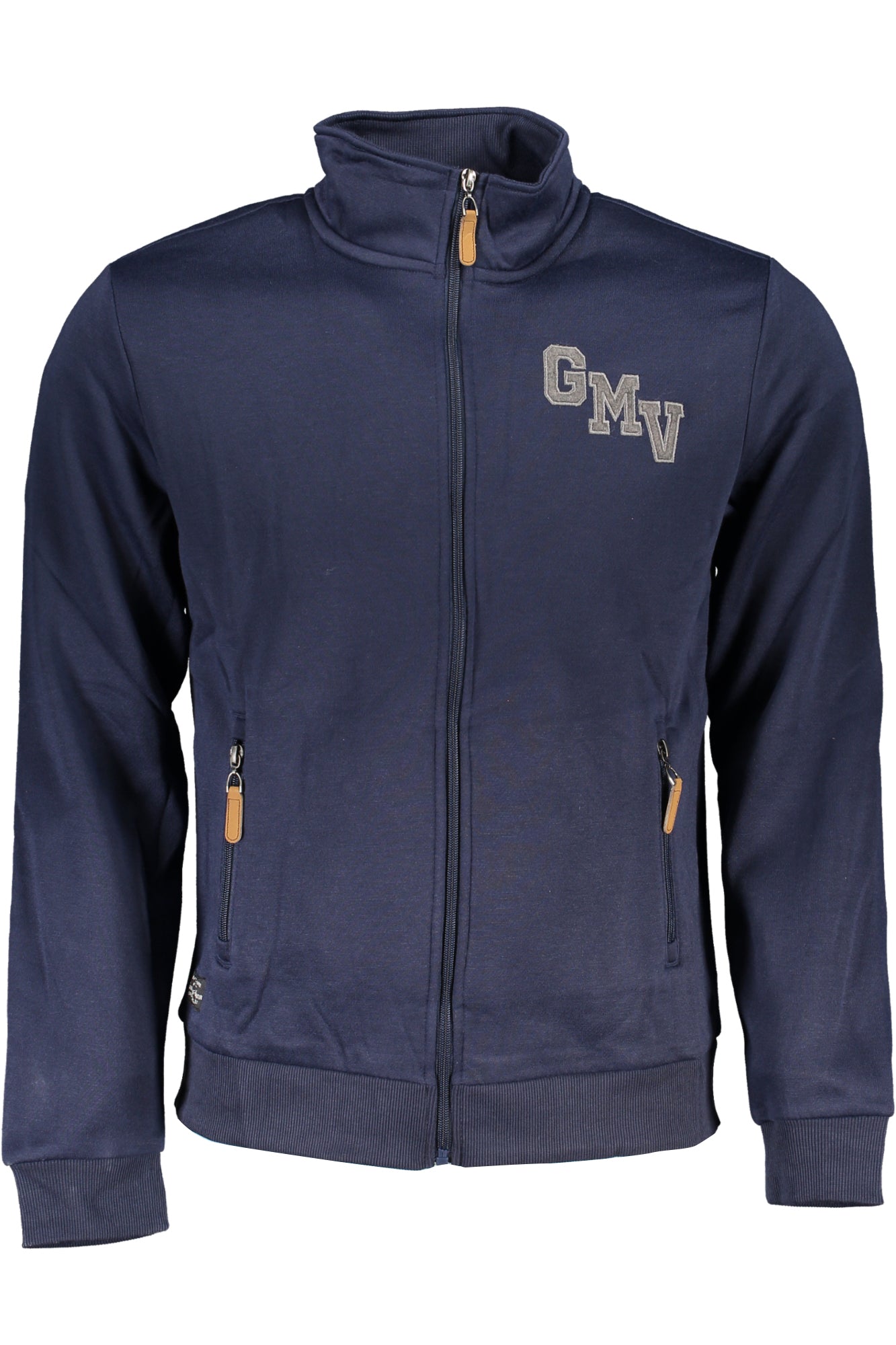 GIAN MARCO VENTURI Herren Sweatshirt – Langarm, mit Taschen Blau Hauptbild