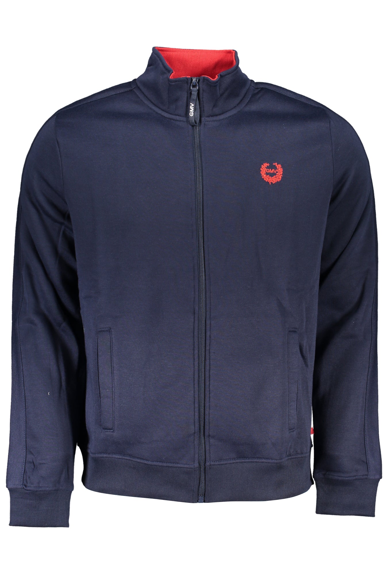 GIAN MARCO VENTURI Herren Sweatshirt – Langarm, mit Taschen Blau
