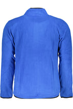 GIAN MARCO VENTURI HERREN-SWEATSHIRT MIT BLAUEM ZIP