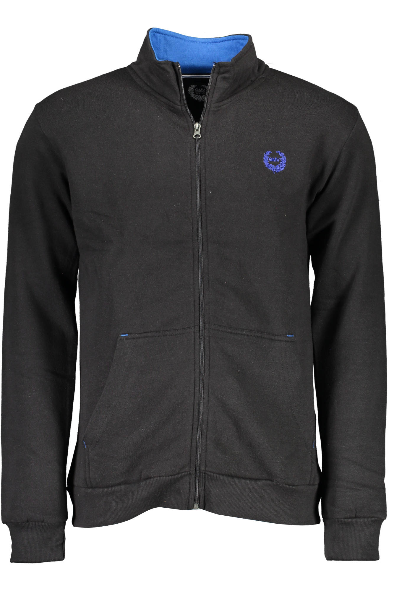 GIAN MARCO VENTURI Sweatshirt Herren Blau Mit Reißverschluss – Warmes Langarm-Sweatshirt Zweitbild